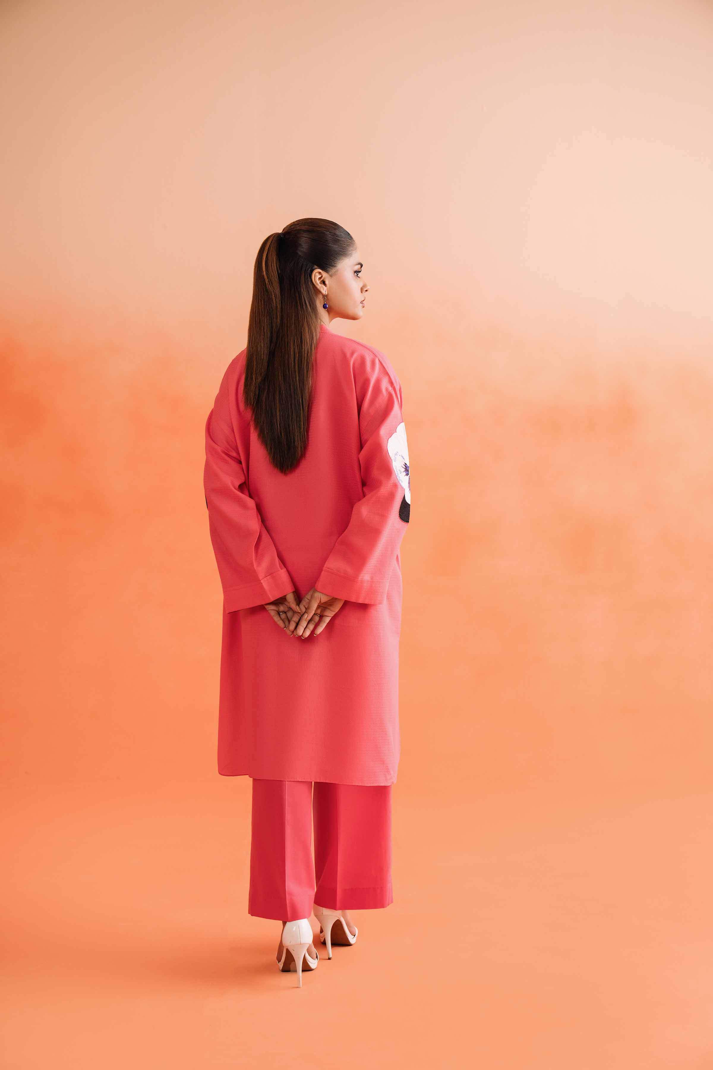 2 Piece - Dyed Embroidered Suit - 42401004 - Image 3
