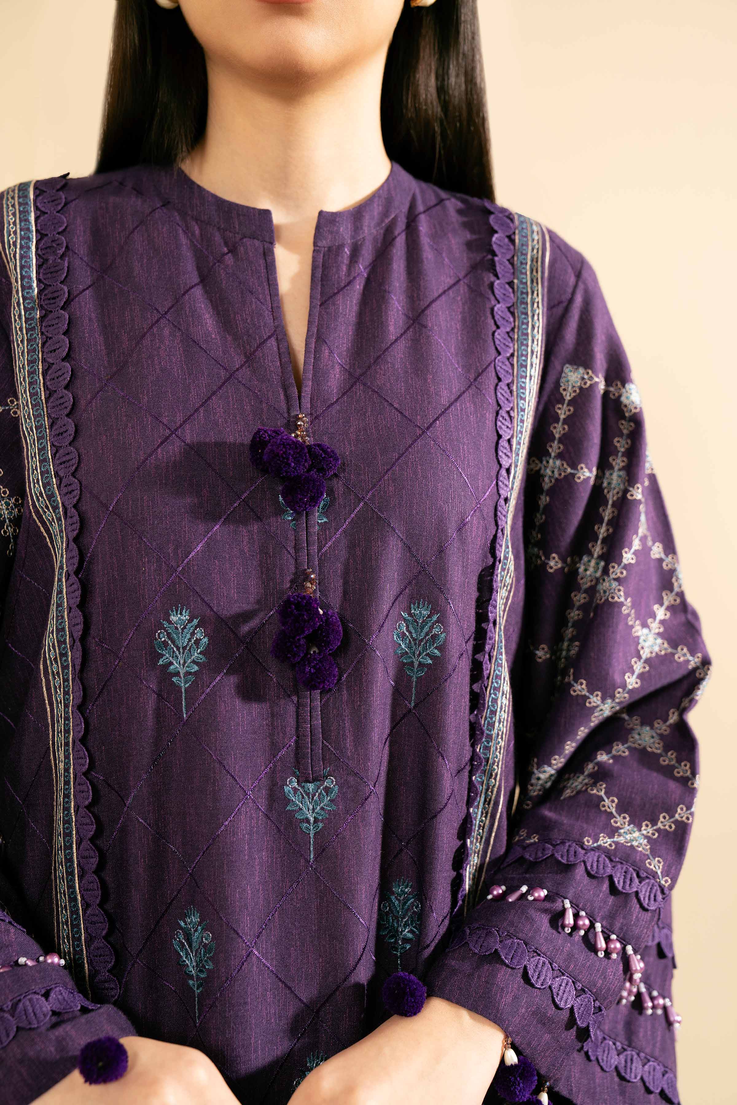 3 Piece - Embroidered Suit - 42404275 - Image 6