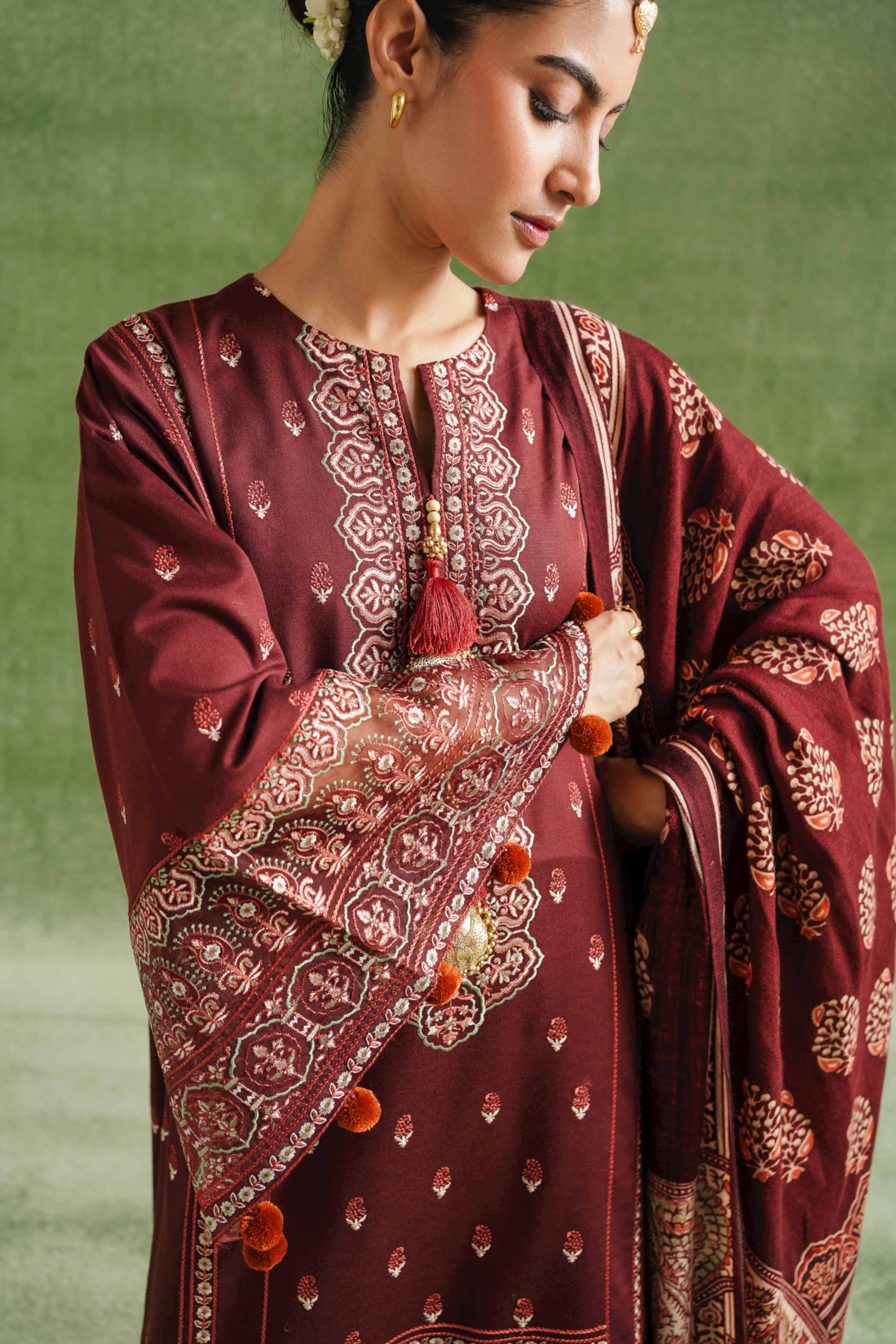 3 Piece - Embroidered Suit - 42404276 - Image 4