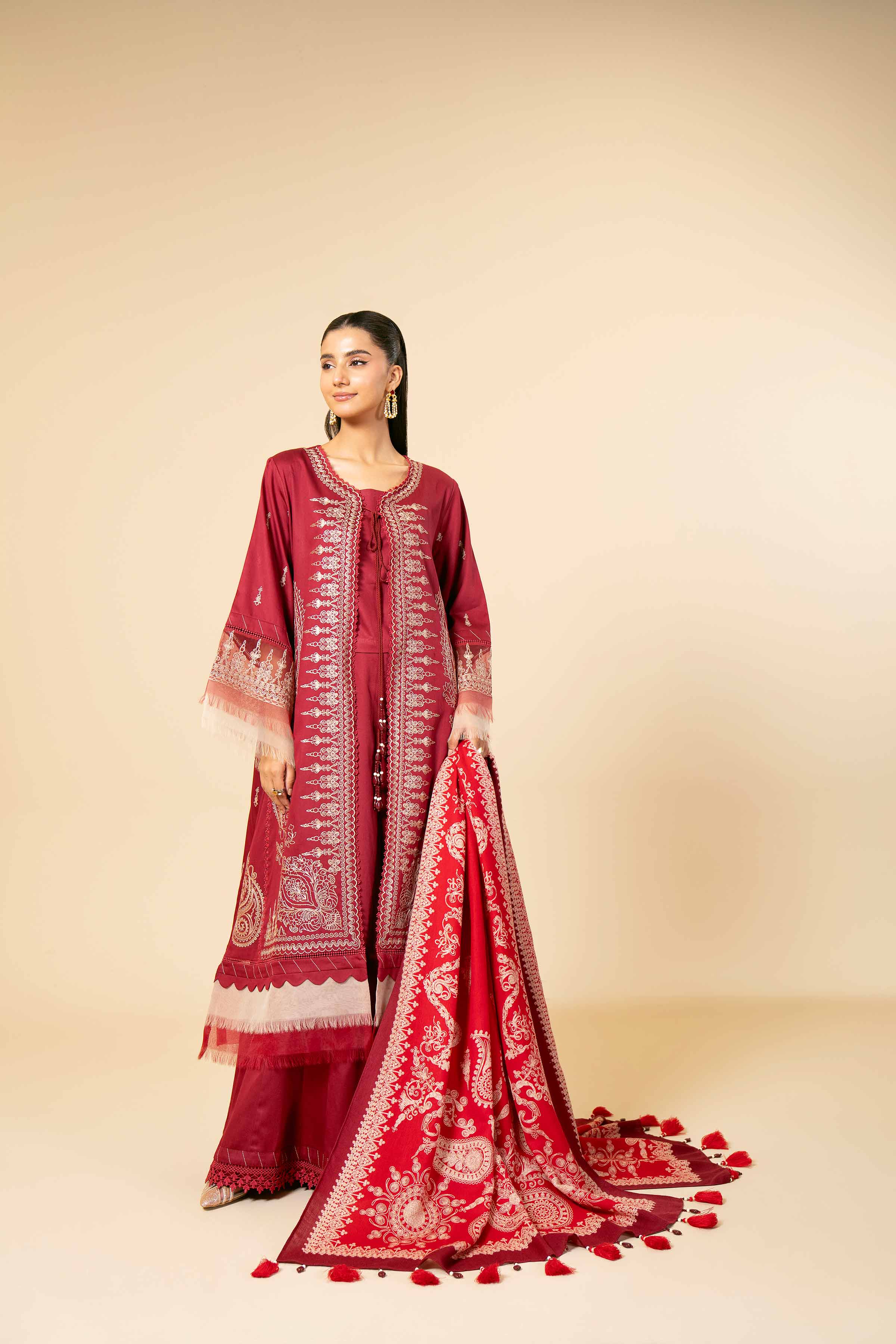 3 Piece - Embroidered Suit - 42404284 - Image 6