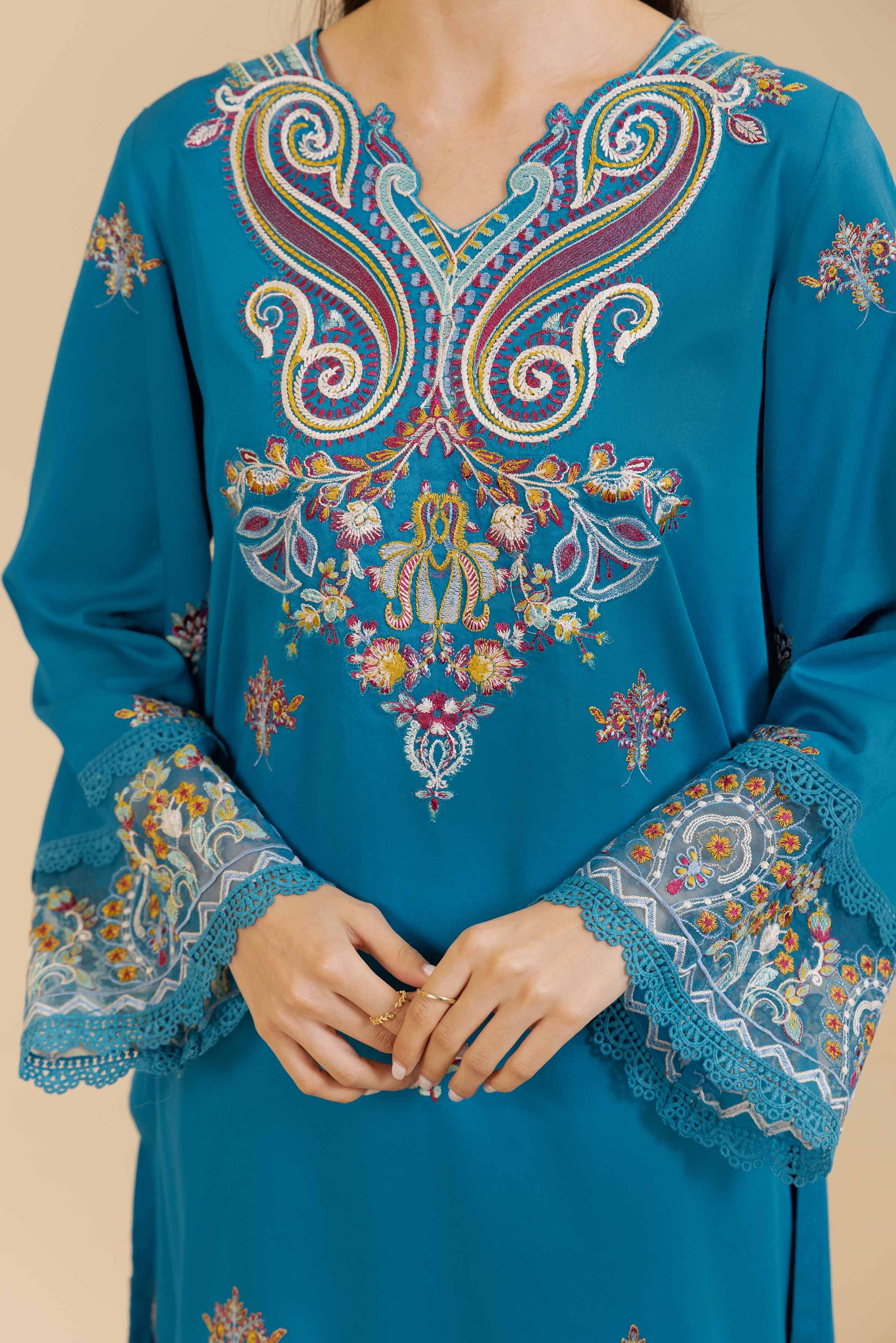 3 Piece - Embroidered Suit - 42404285 - Image 5