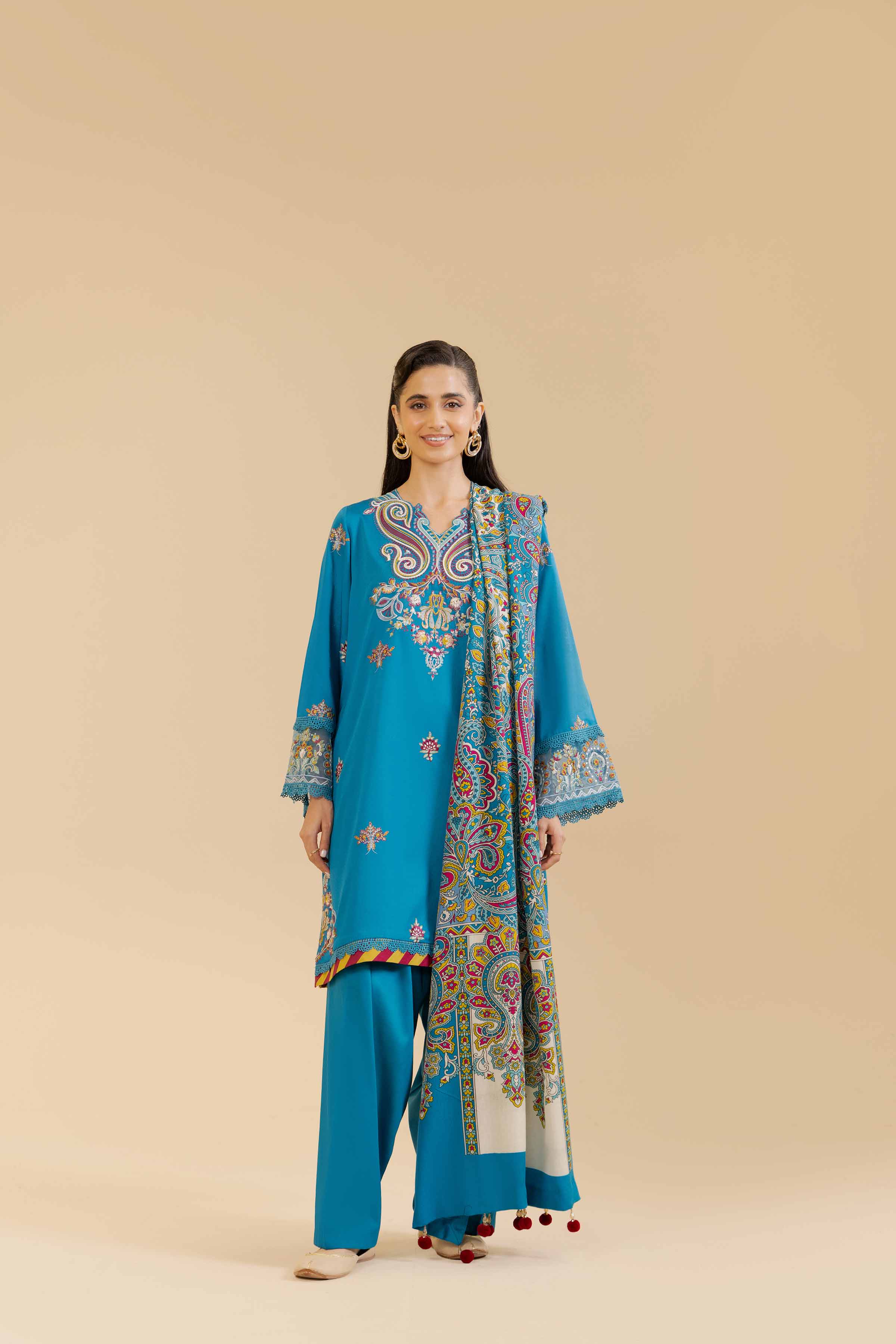 3 Piece - Embroidered Suit - 42404285 - Image 7