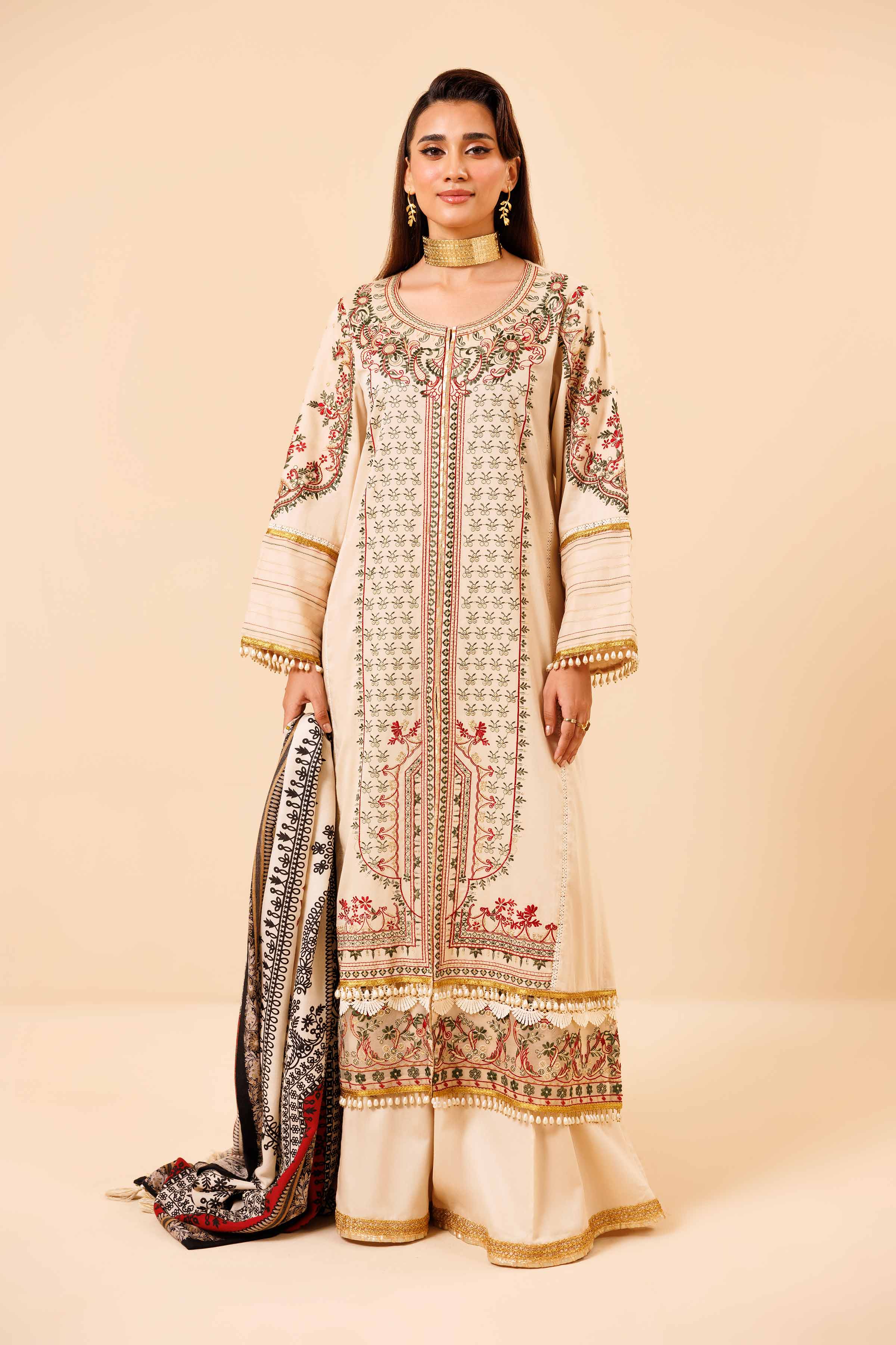 3 Piece - Embroidered Suit - 42404286 - Image 6