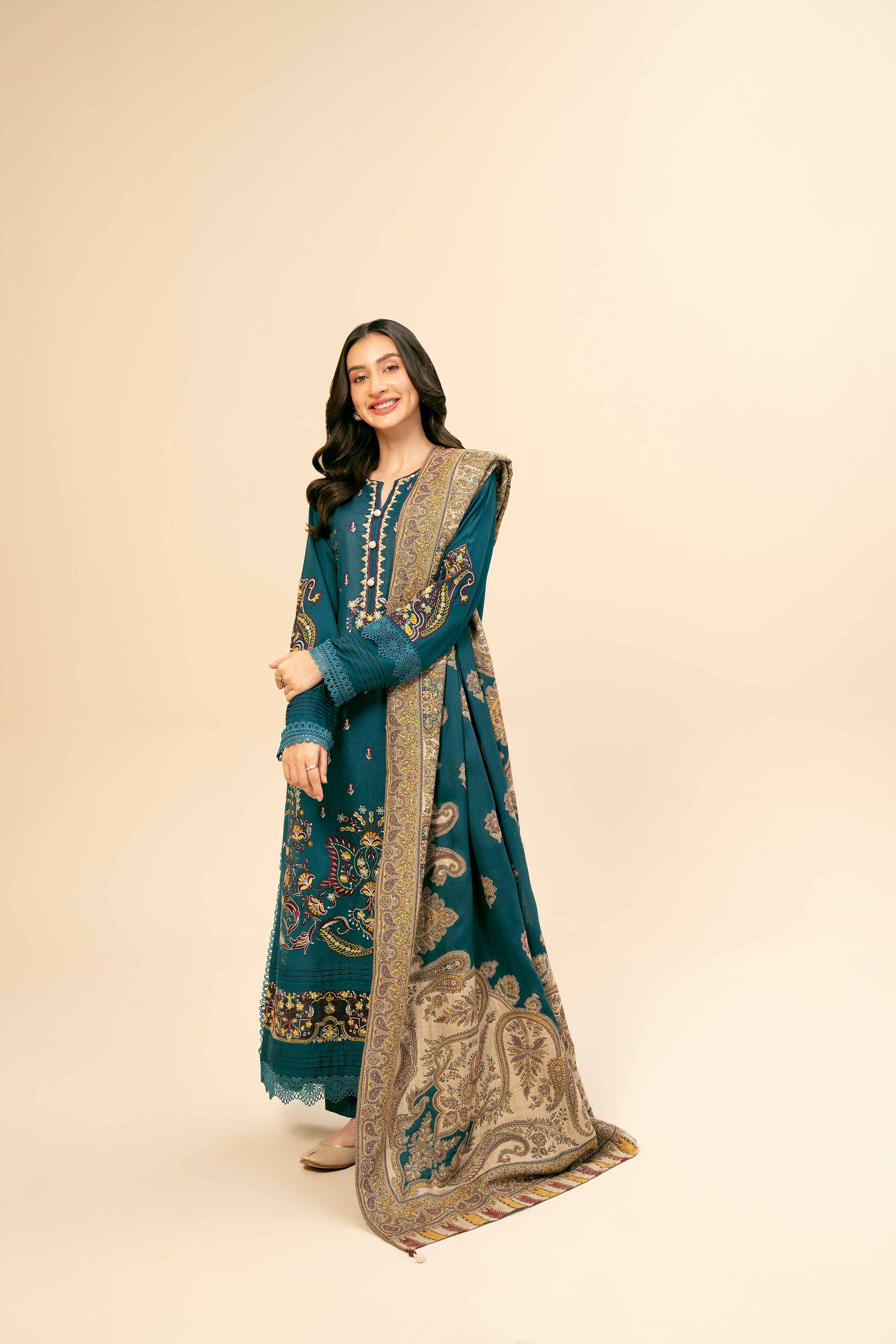 3 Piece - Embroidered Suit - 42404384 - Image 6