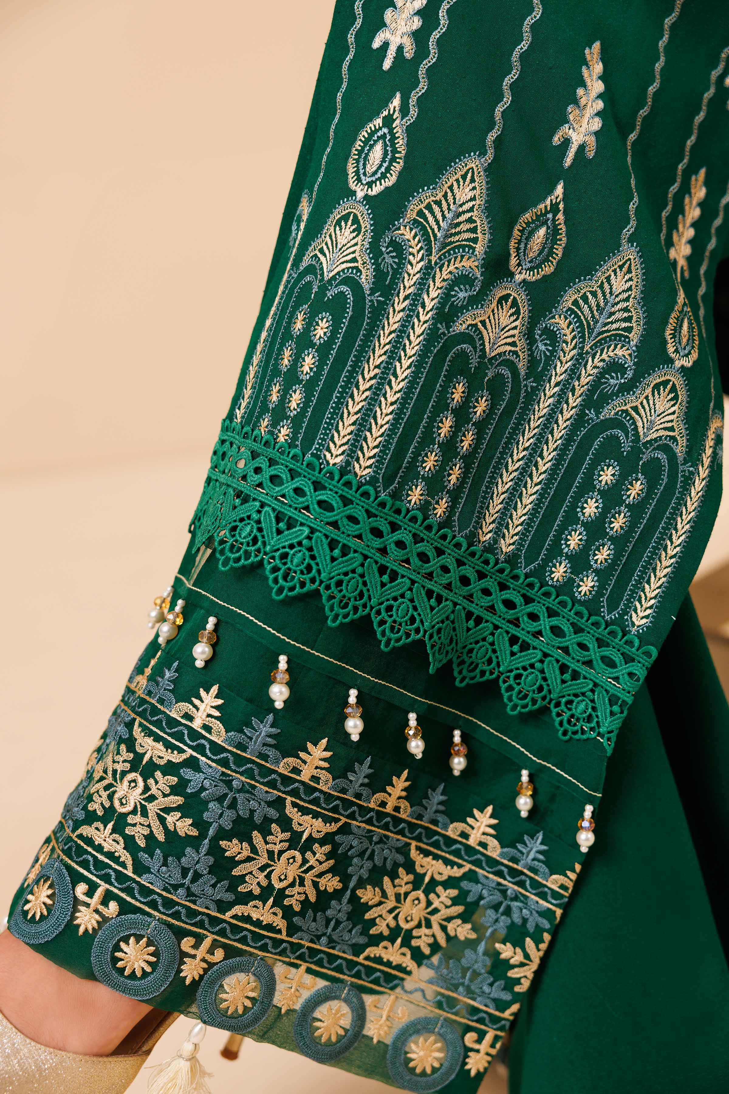 3 Piece - Embroidered Suit - 42404388 - Image 6
