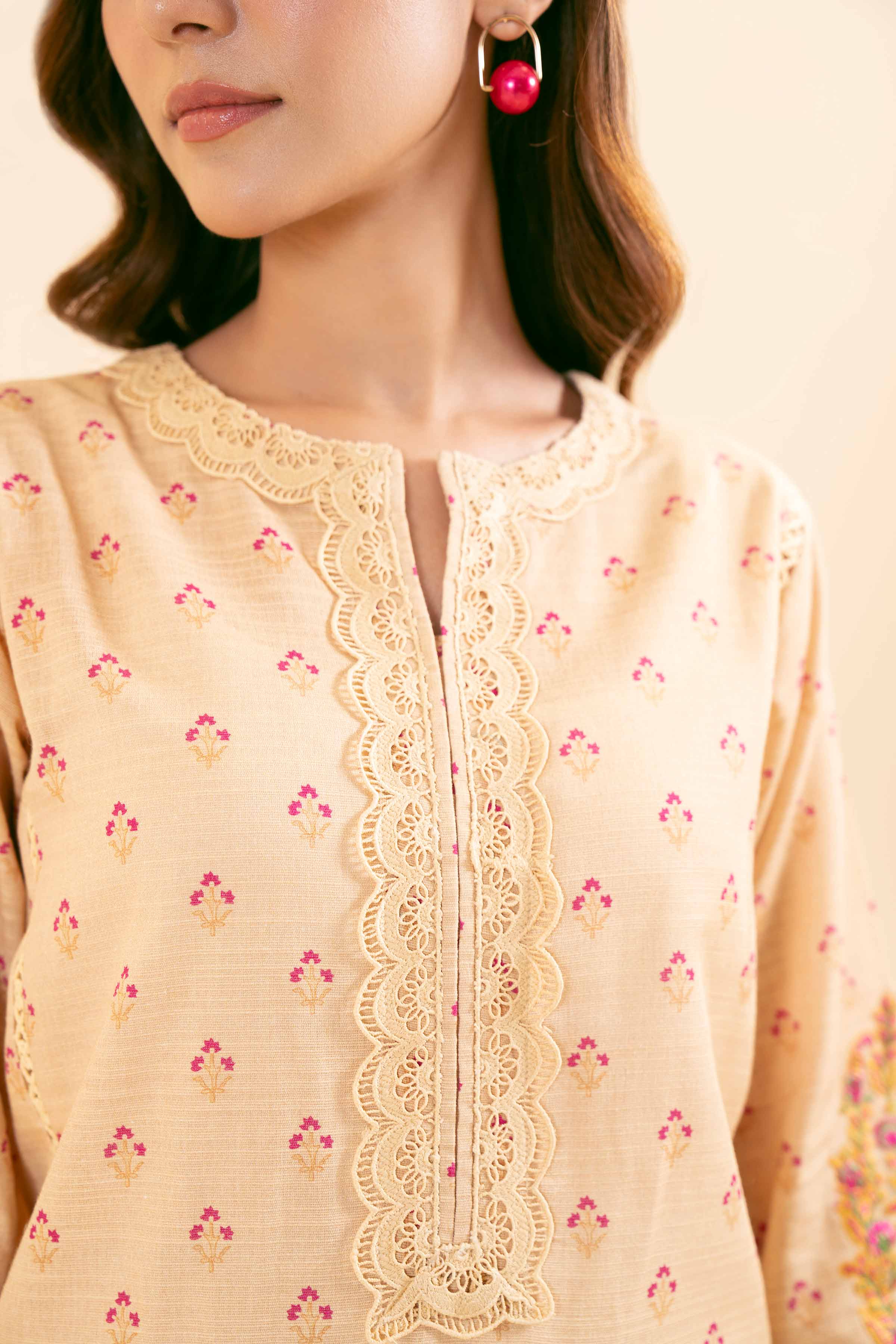 2 Piece - Printed Embroidered Suit - 42404407 - Image 4