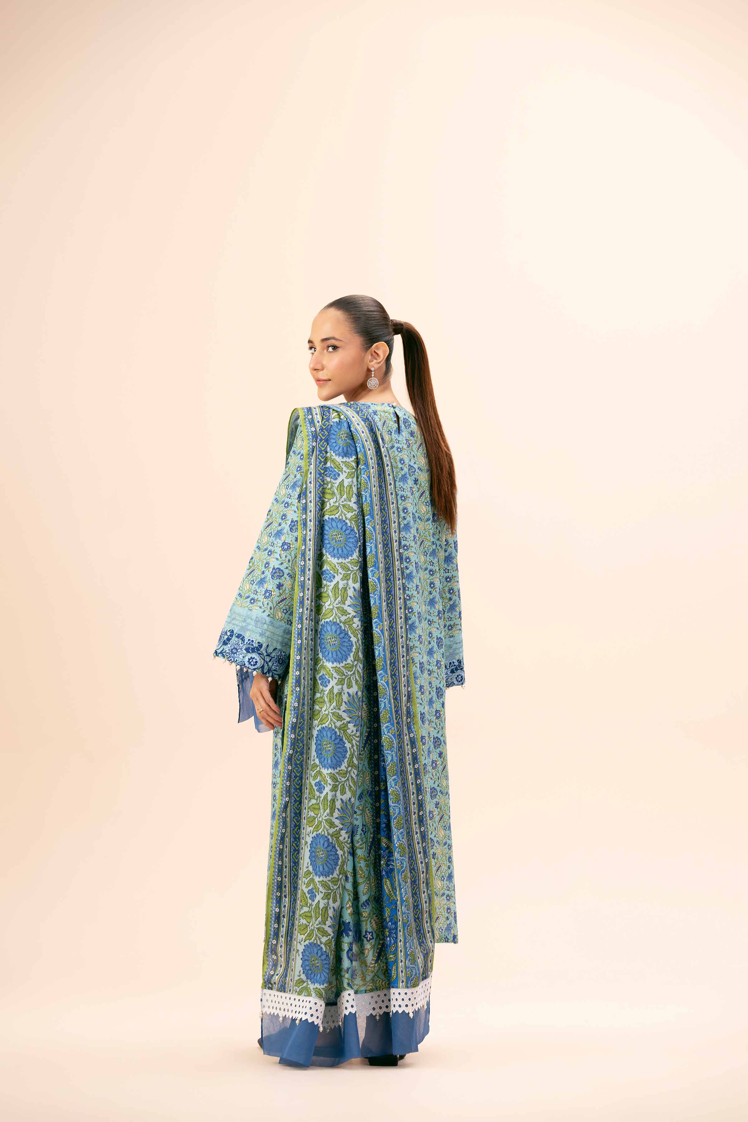 2 Piece - Printed Embroidered Suit - 42404453 - Image 5