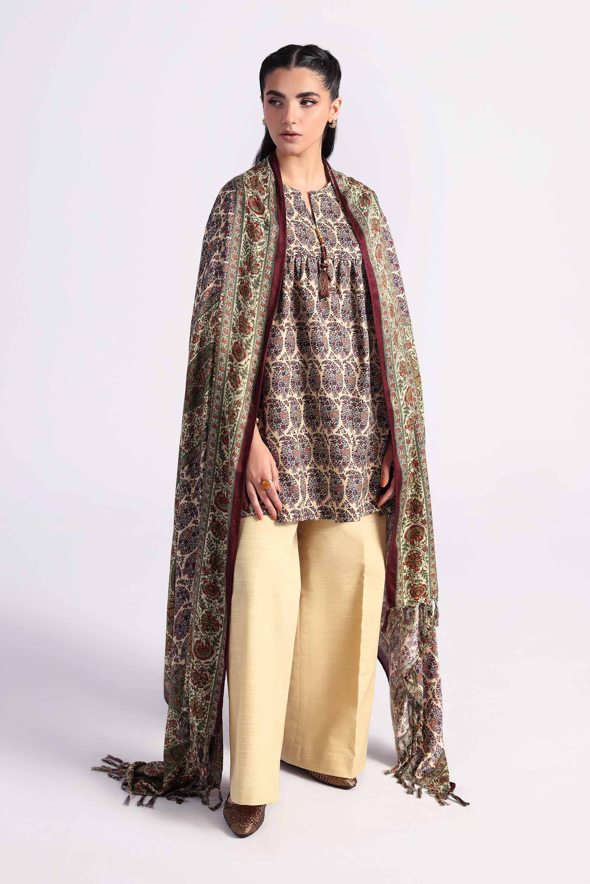 2 Piece - Printed Embroidered Suit - 42404454 - Image 2