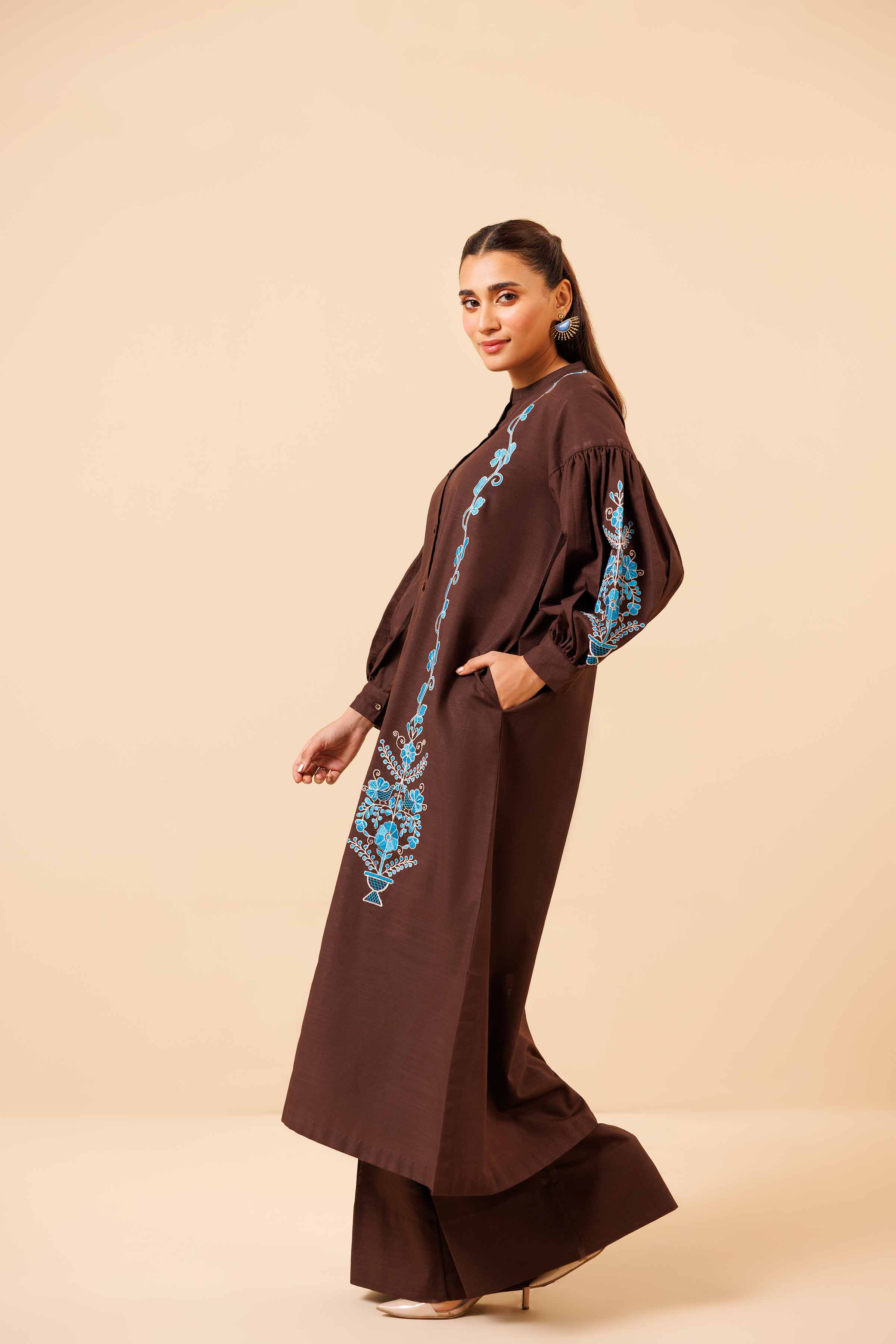 2 Piece - Dyed Embroidered Suit - 42404547 - Image 6