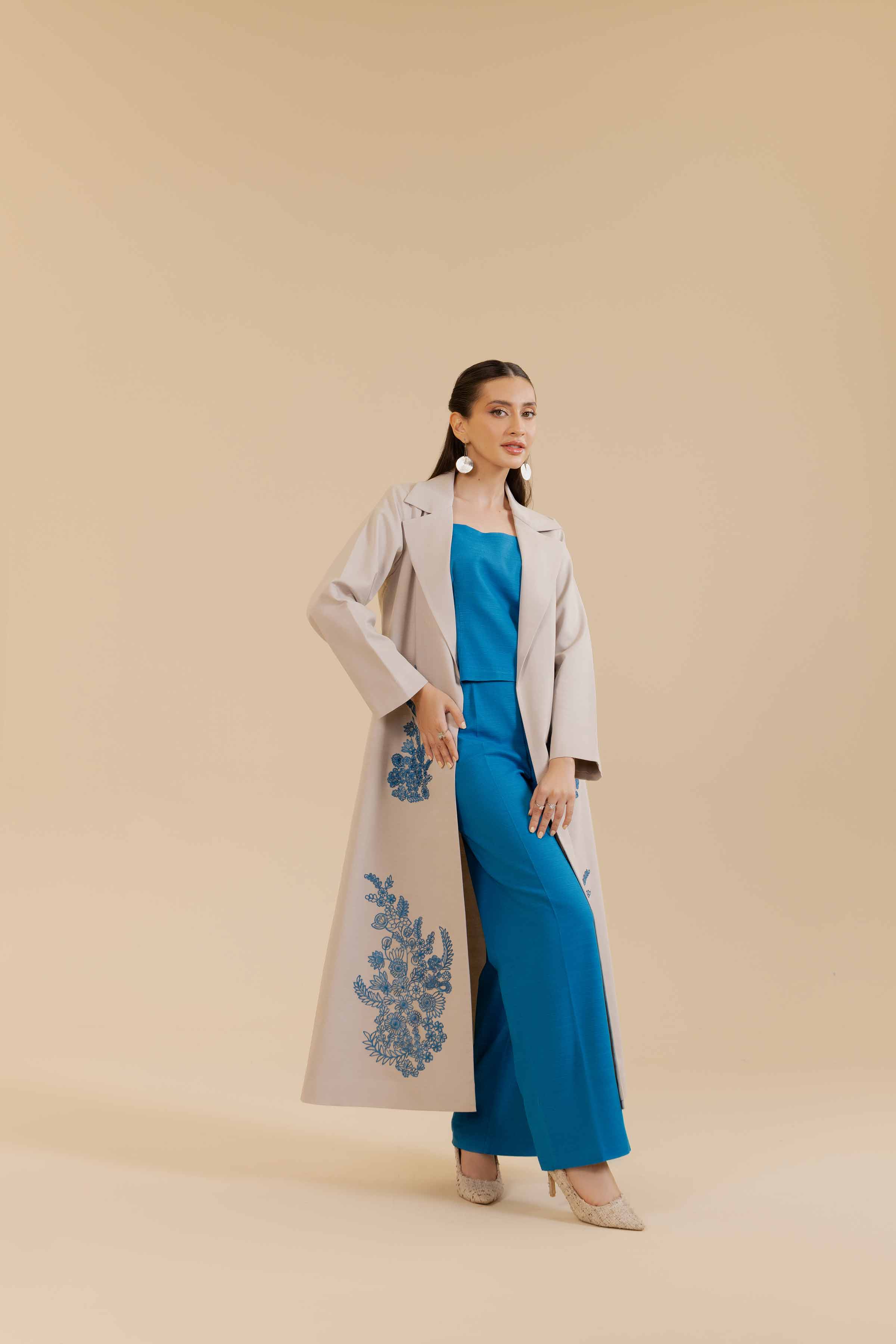 2 Piece - Dyed Embroidered Suit - 42404549 - Image 5