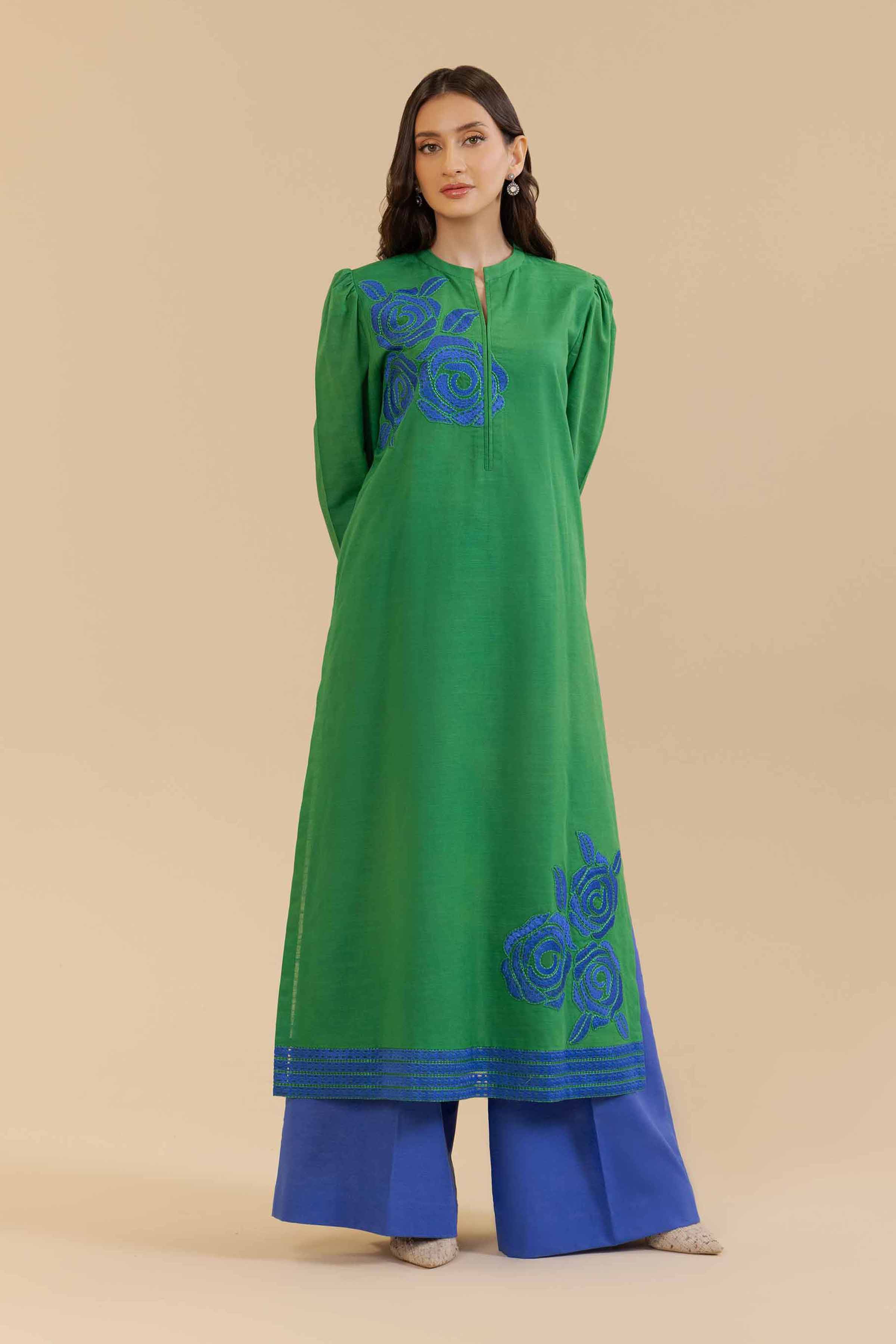 2 Piece - Dyed Embroidered Suit - 42404552 - Image 2