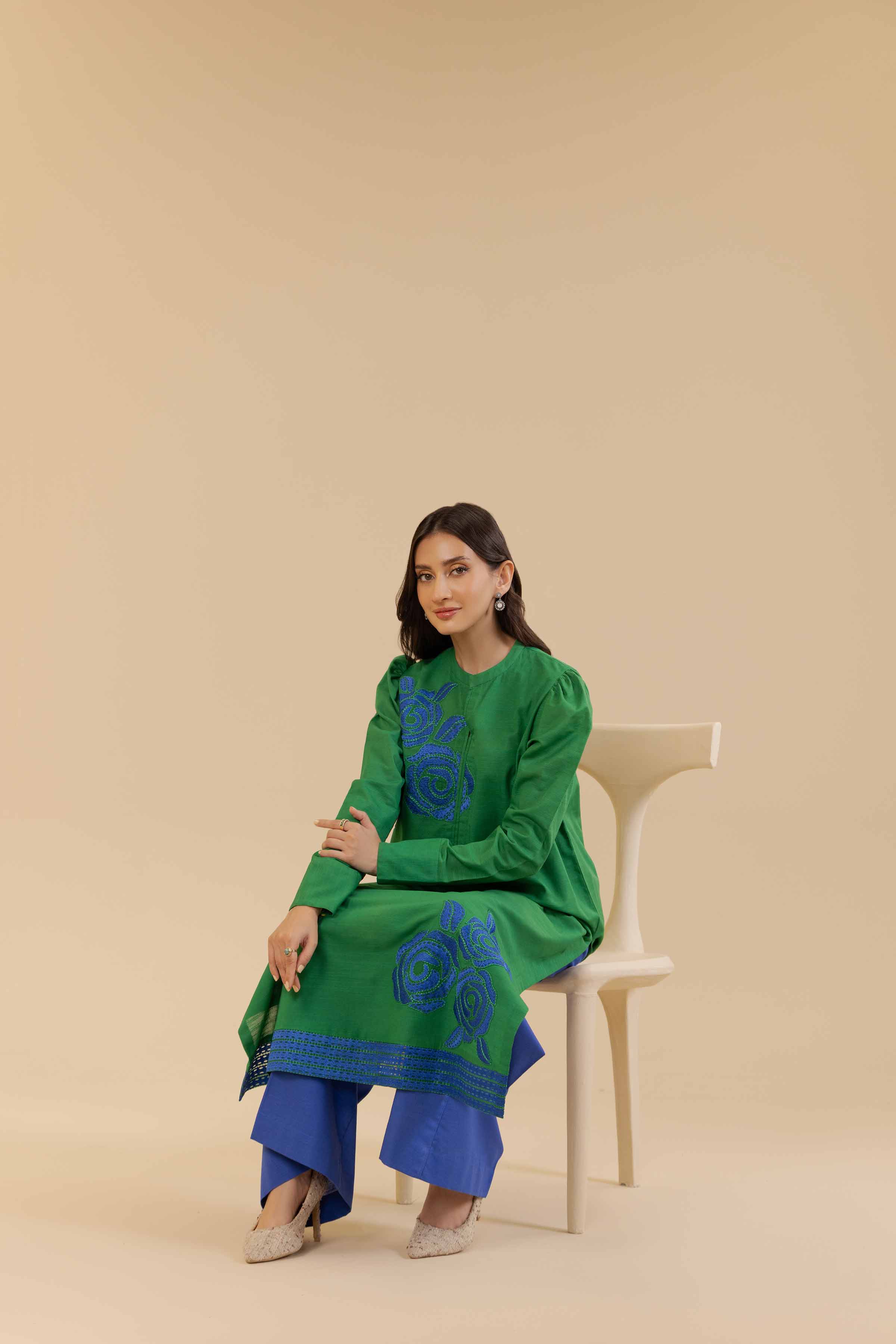 2 Piece - Dyed Embroidered Suit - 42404552 - Image 5