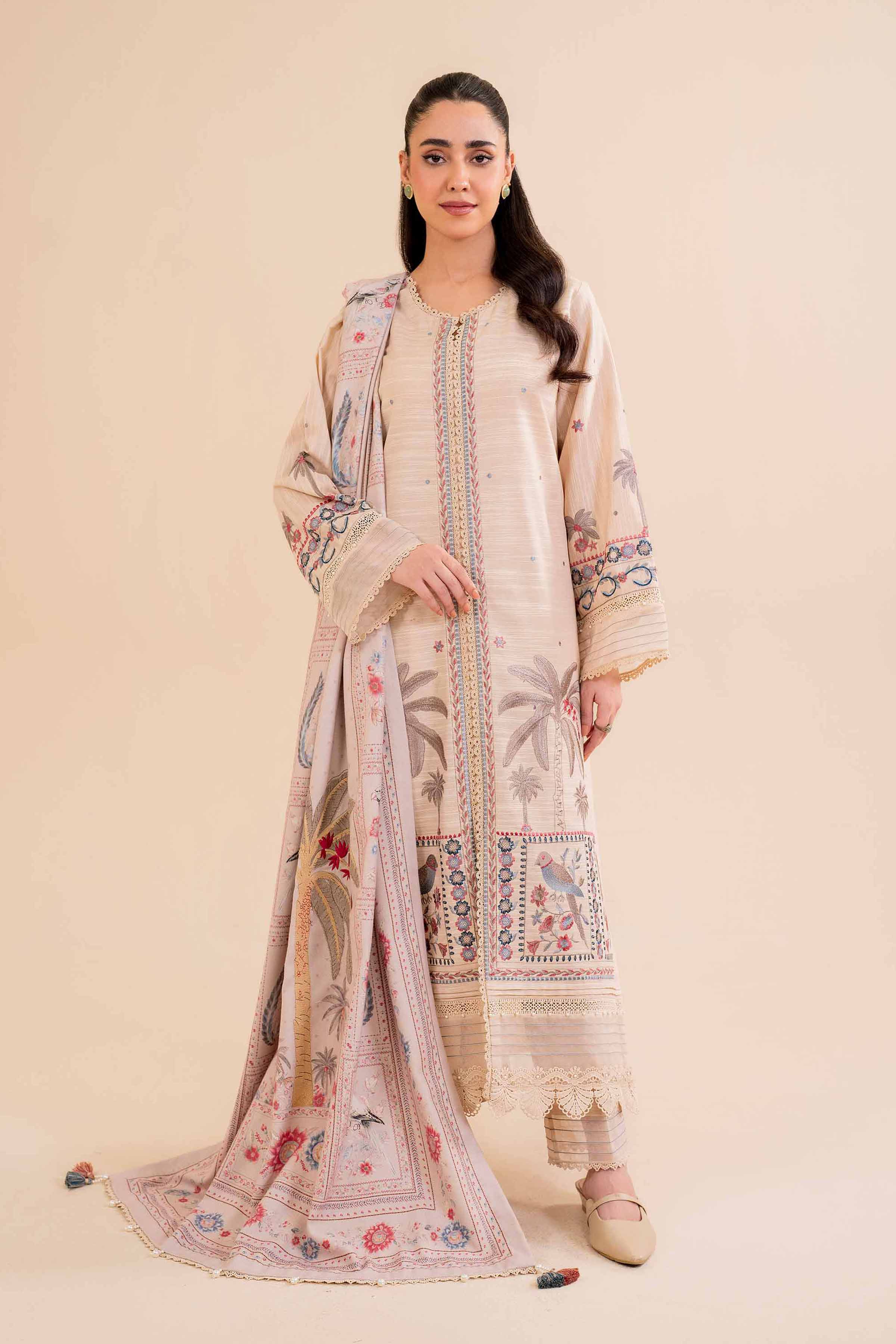 3 Piece - Embroidered Suit - 42404607 - Image 3