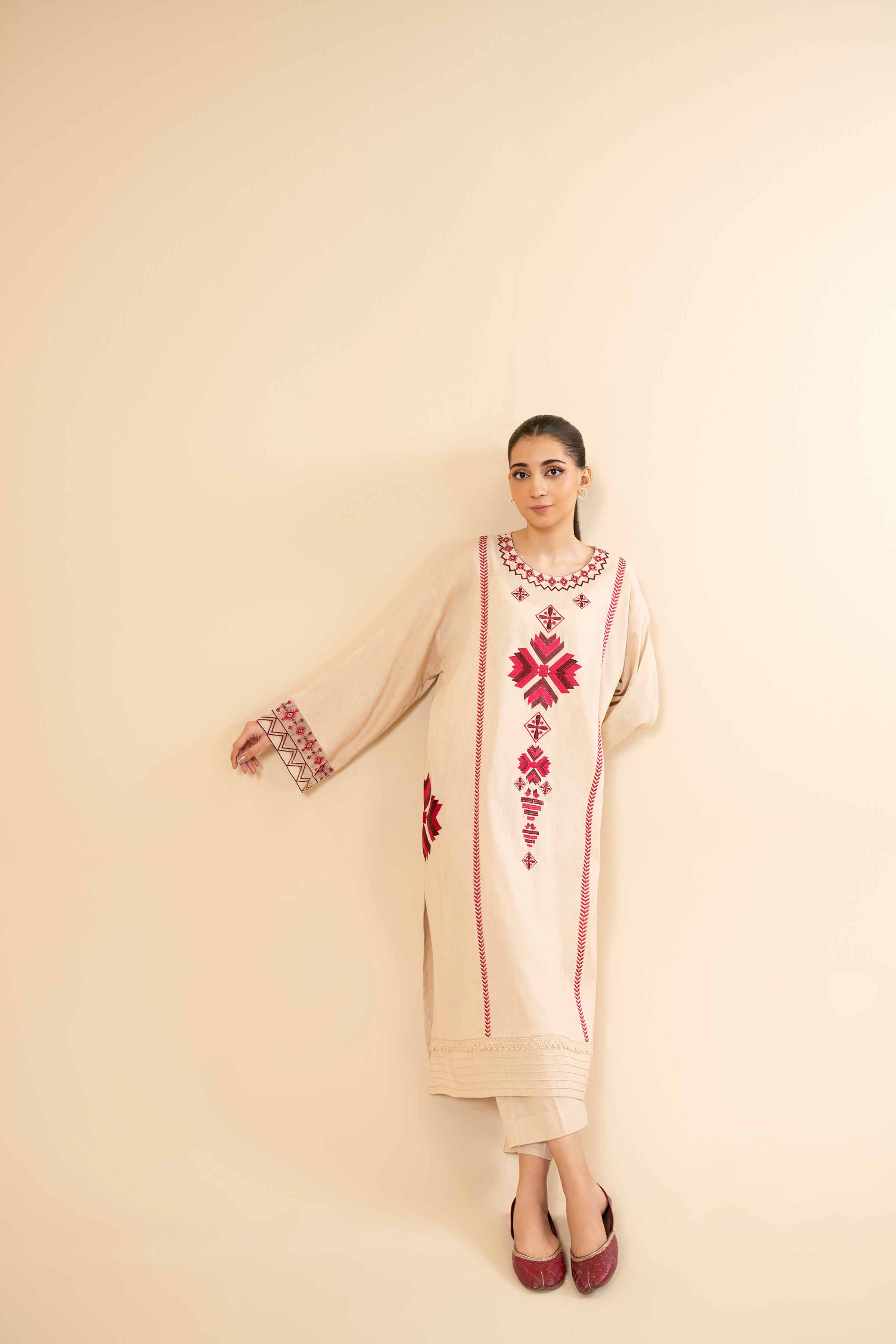 2 Piece - Dyed Embroidered Suit - 42404669 - Image 5