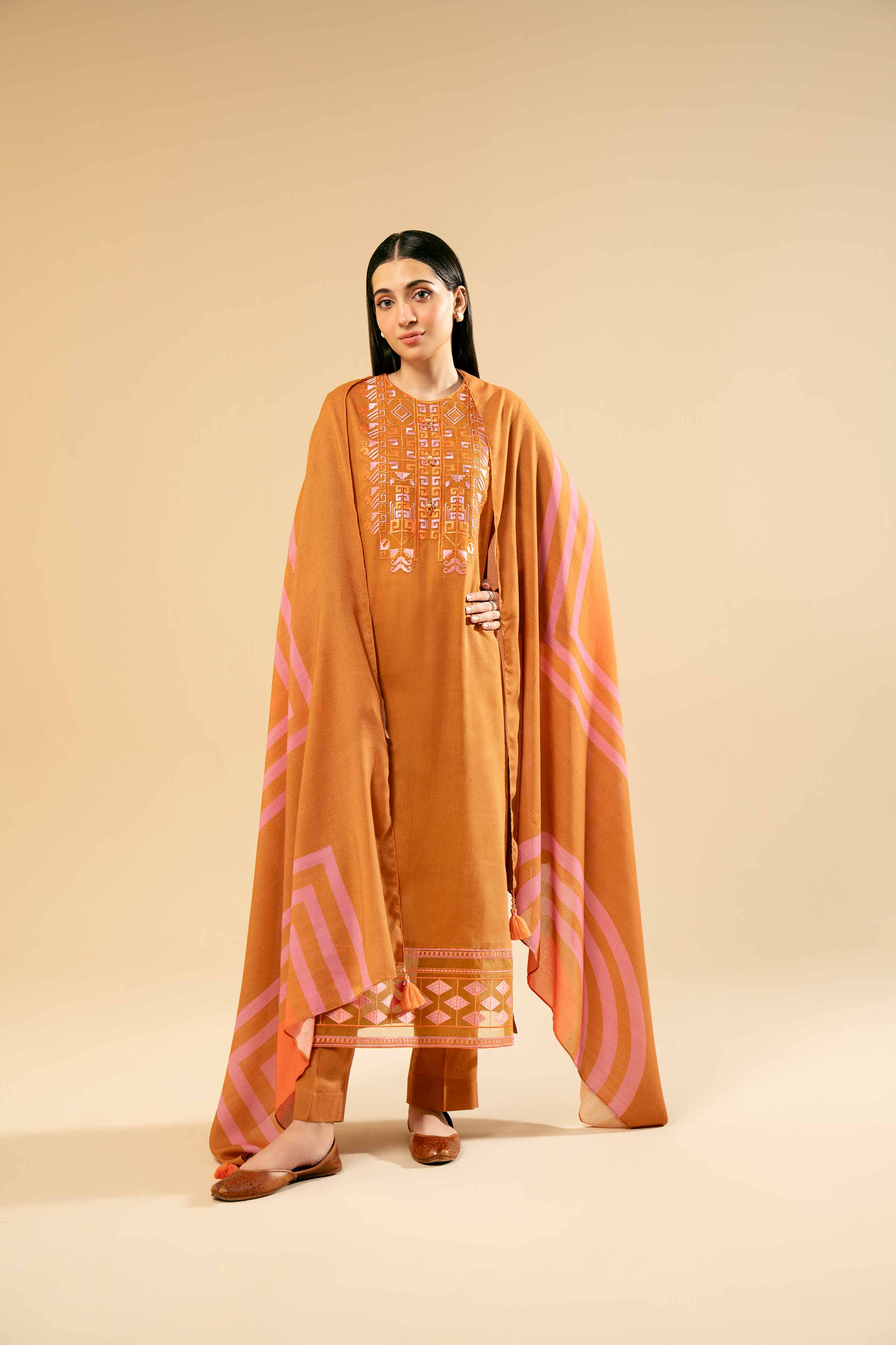 3 Piece - Embroidered Suit - 42404697 - Image 5