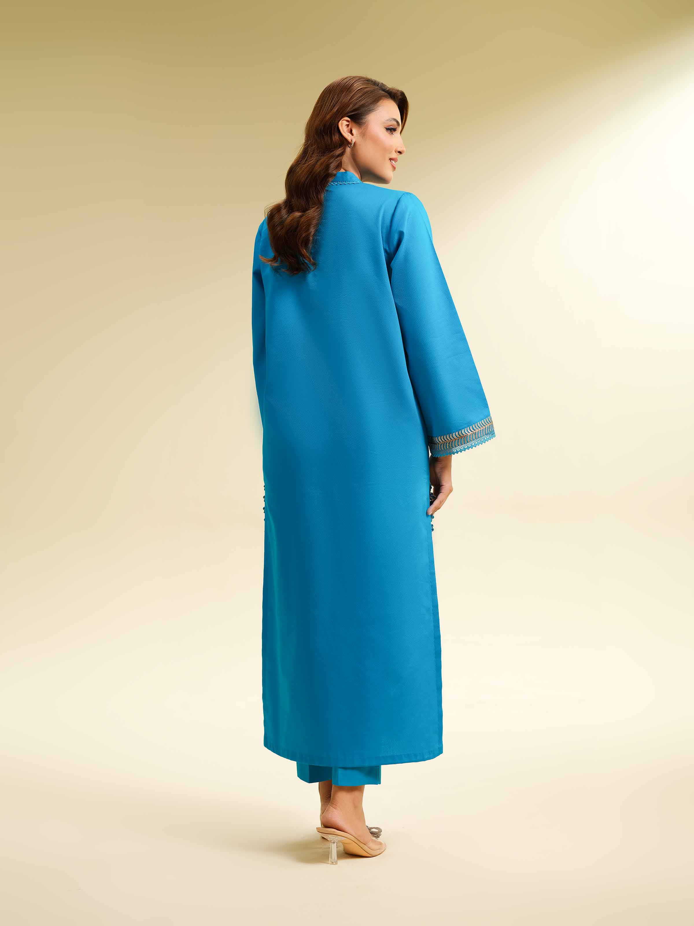 2 Piece - Dyed Embroidered Suit - 42501006 - Image 3