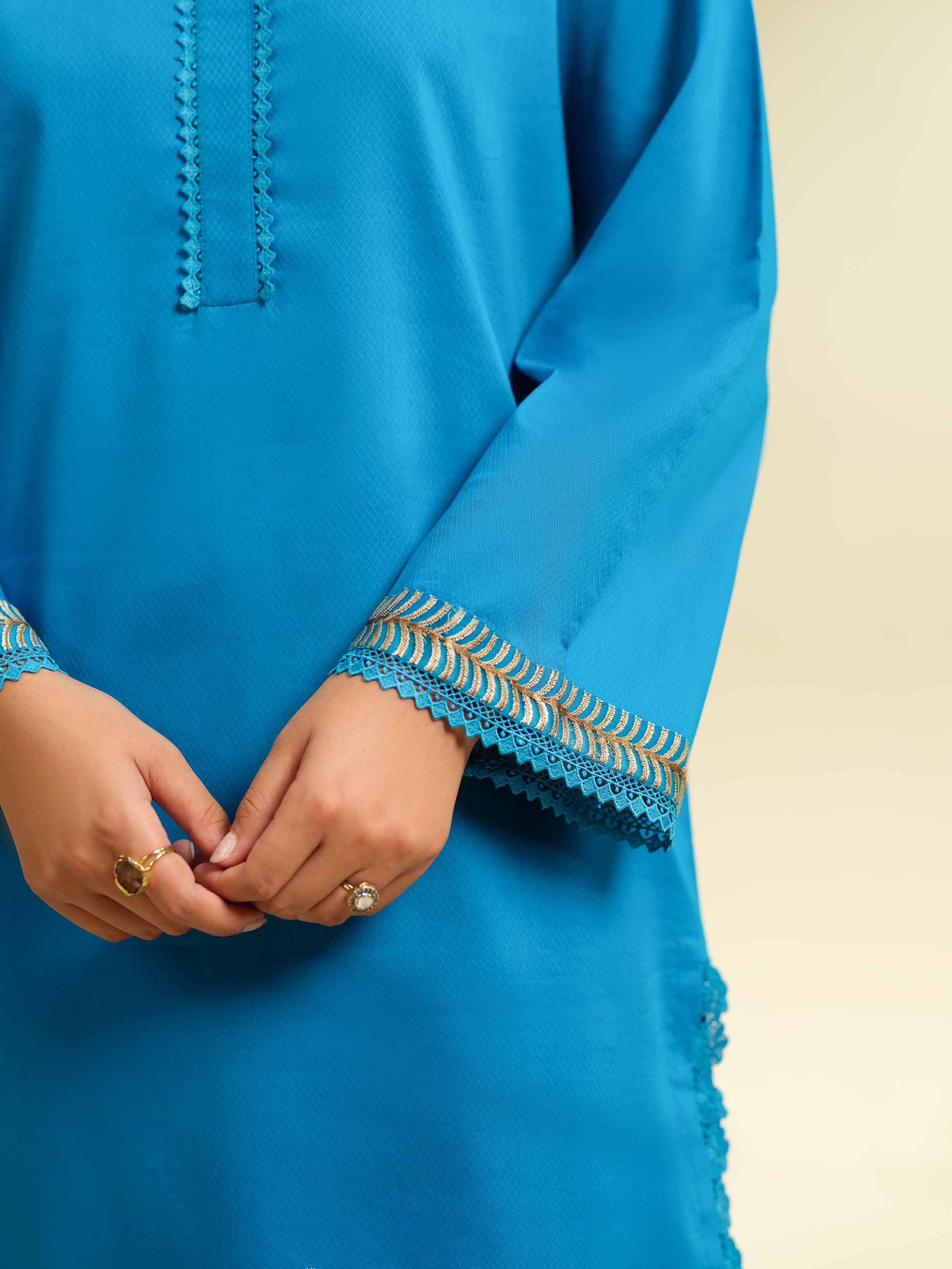 2 Piece - Dyed Embroidered Suit - 42501006 - Image 4