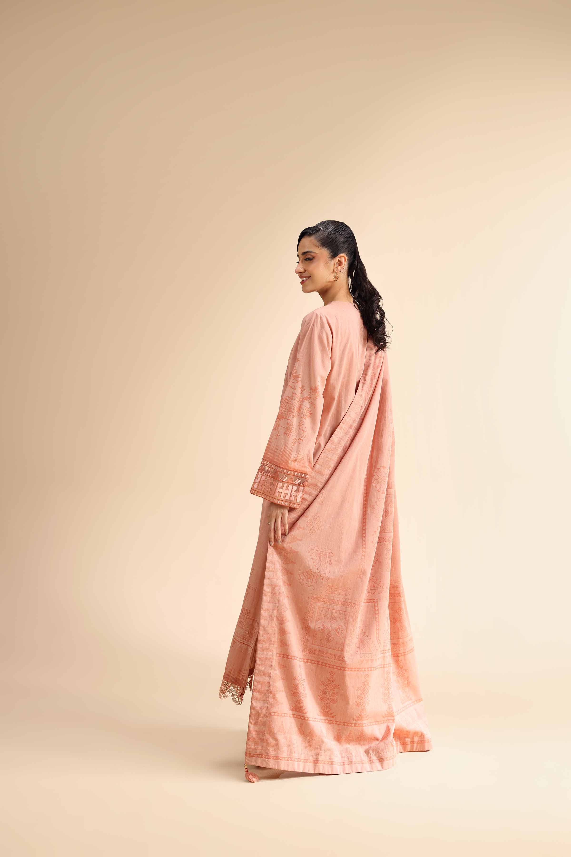 3 Piece - Jacquard Embroidered Suit - 42501049 - Image 3
