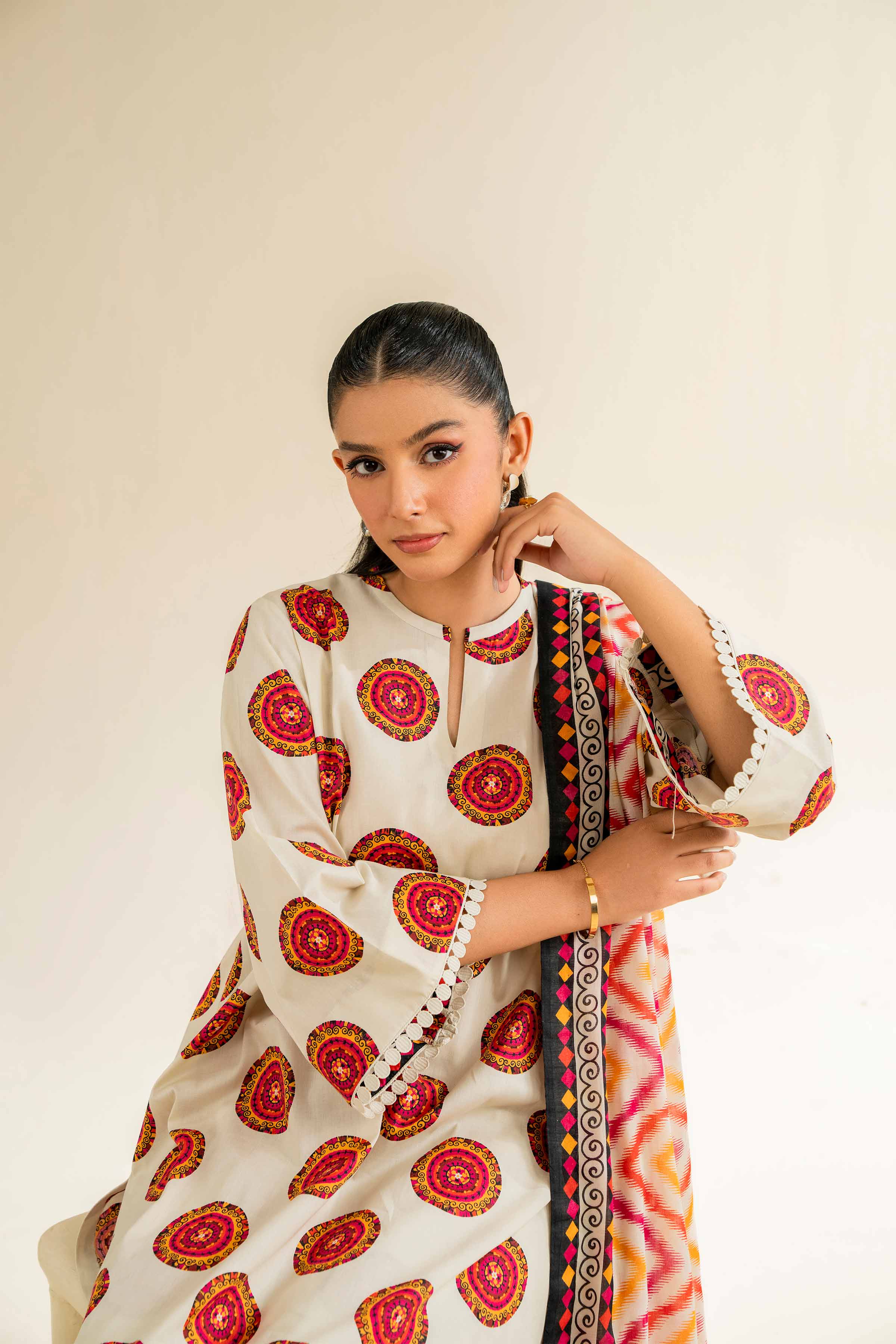 3 Piece - Printed Suit - 42501062 - Image 5