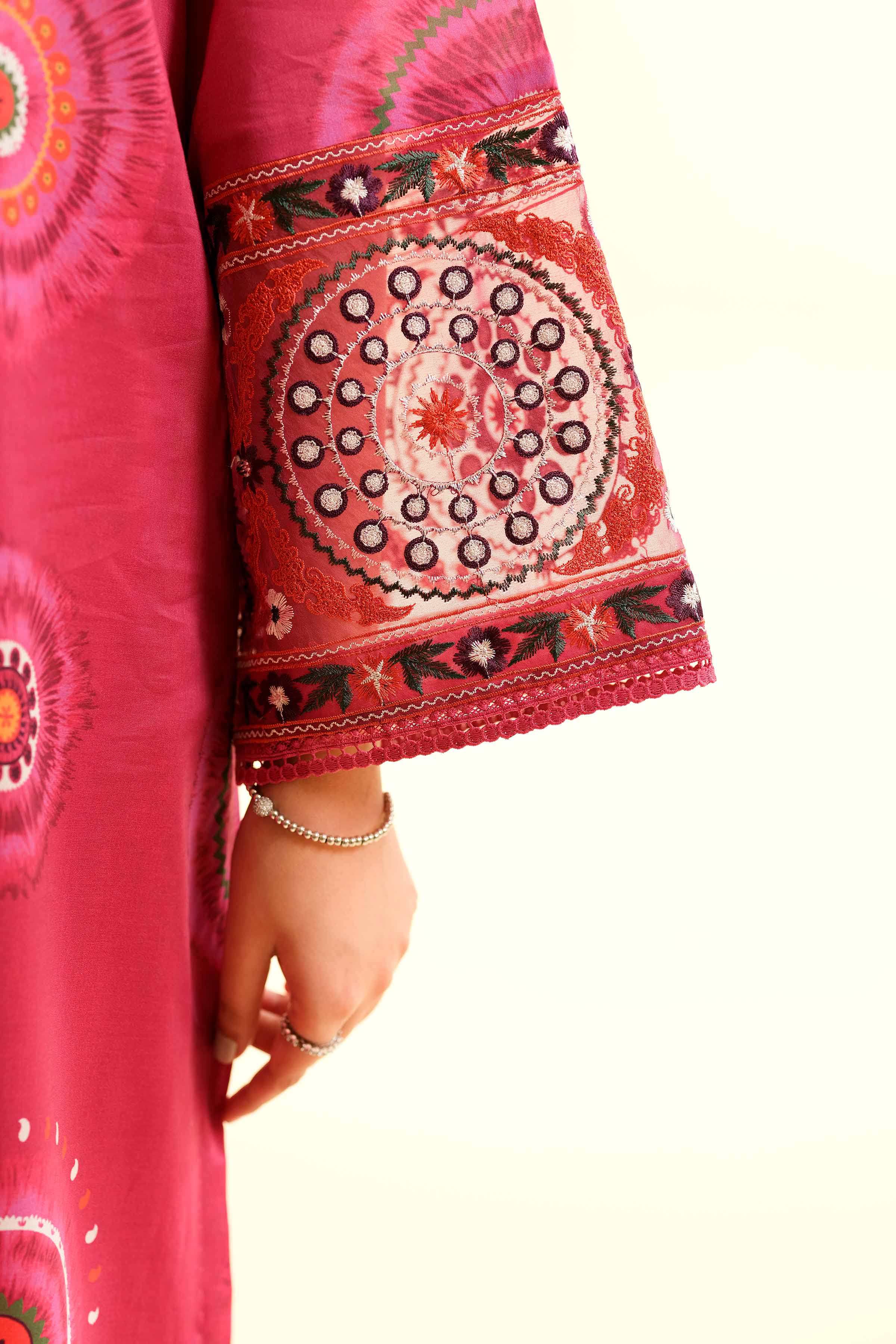 2 Piece - Printed Embroidered Suit - 42501156 - Image 5