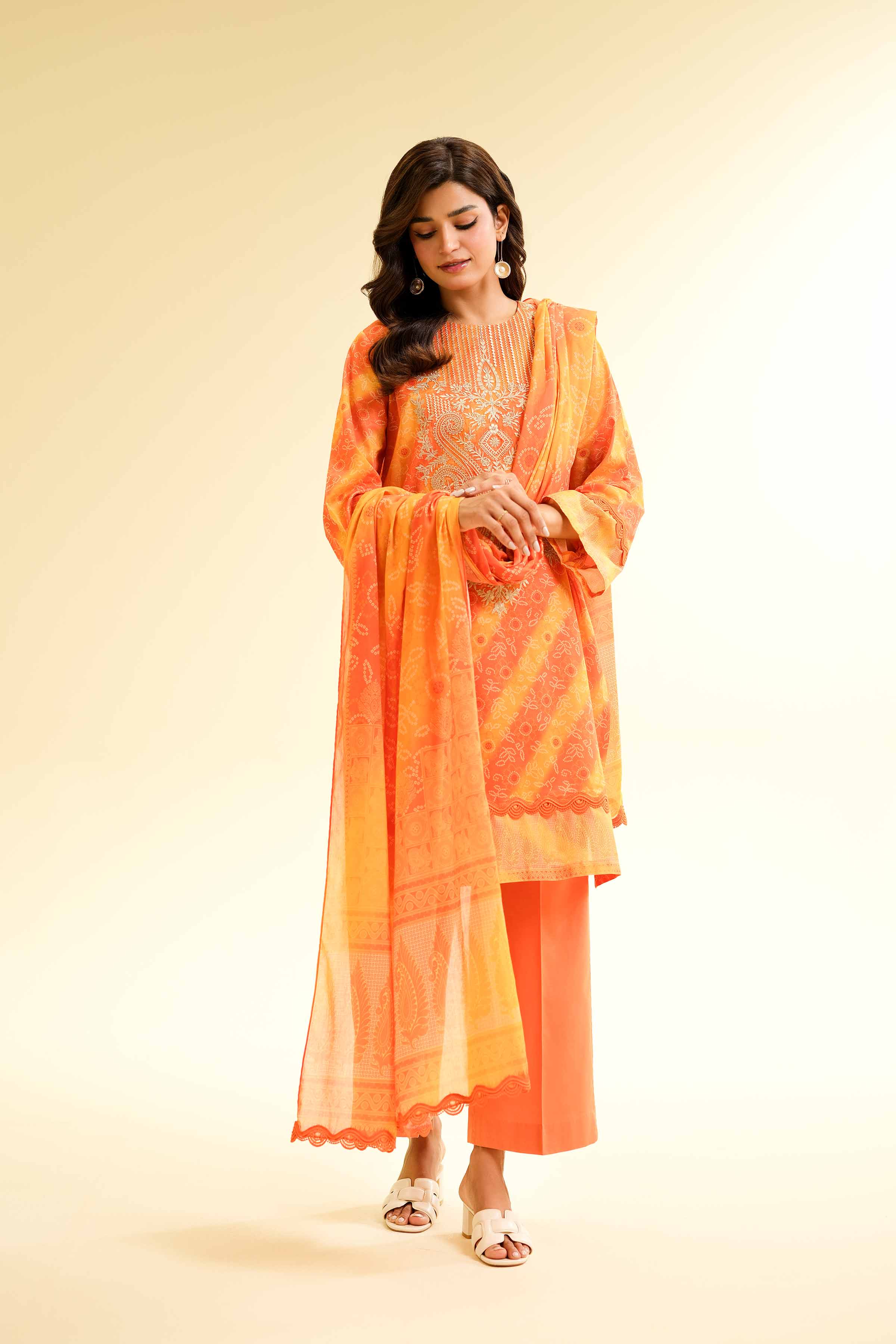2 Piece - Printed Embroidered Suit - 42501161 - Image 5