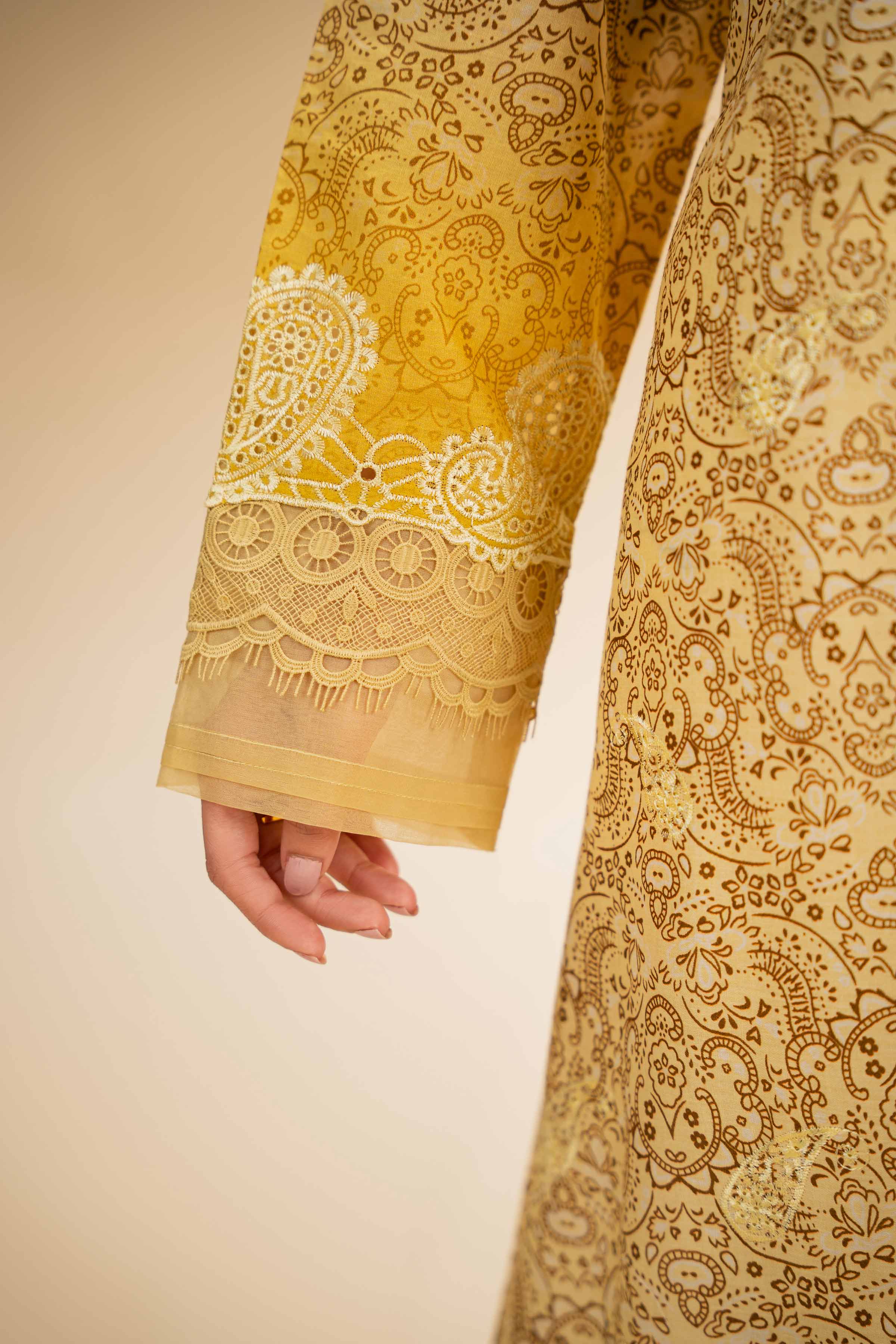 3 Piece - Digital Printed Embroidered Suit - 42501342 - Image 5
