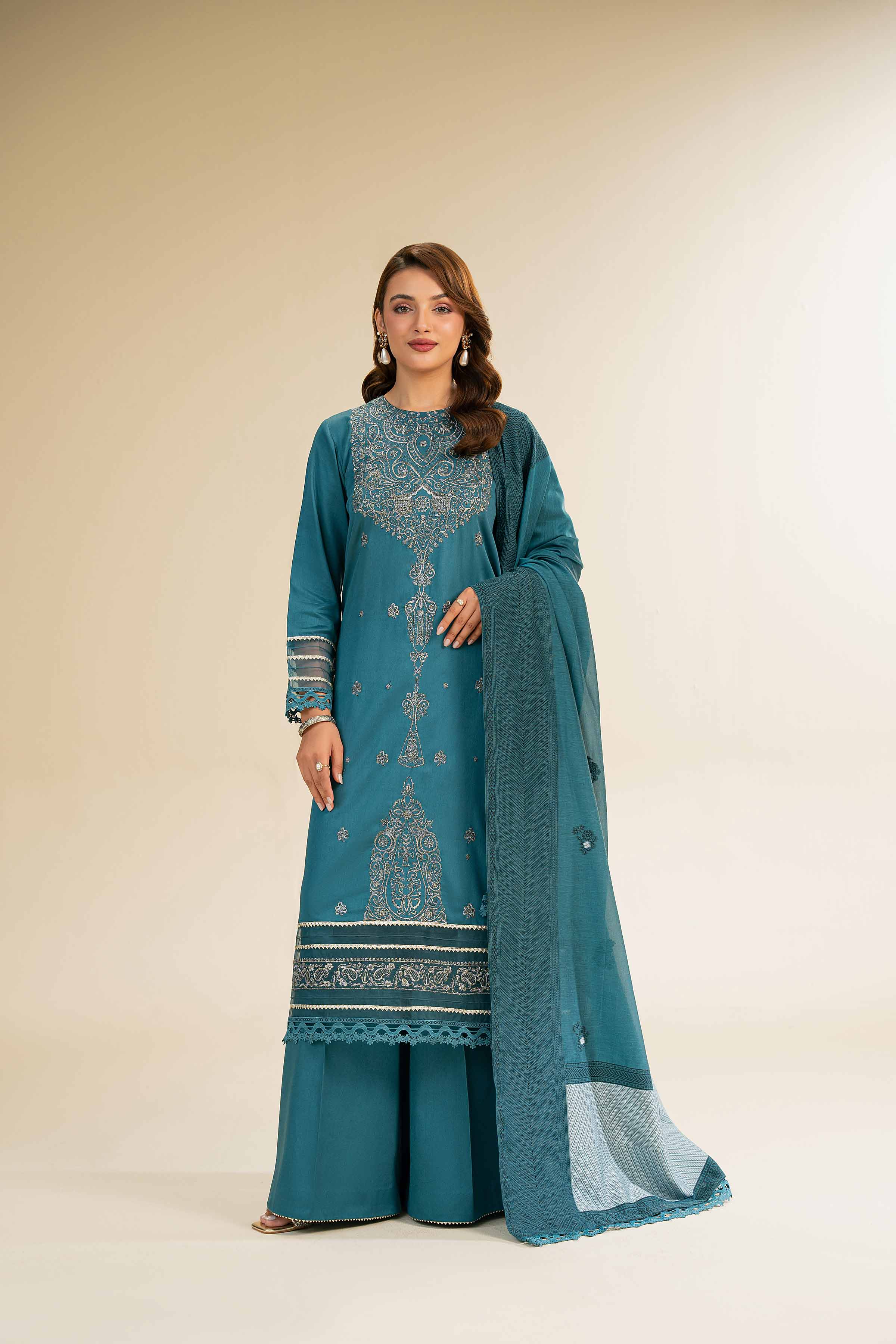 3 Piece - Embroidered Suit - 42501388 - Image 5