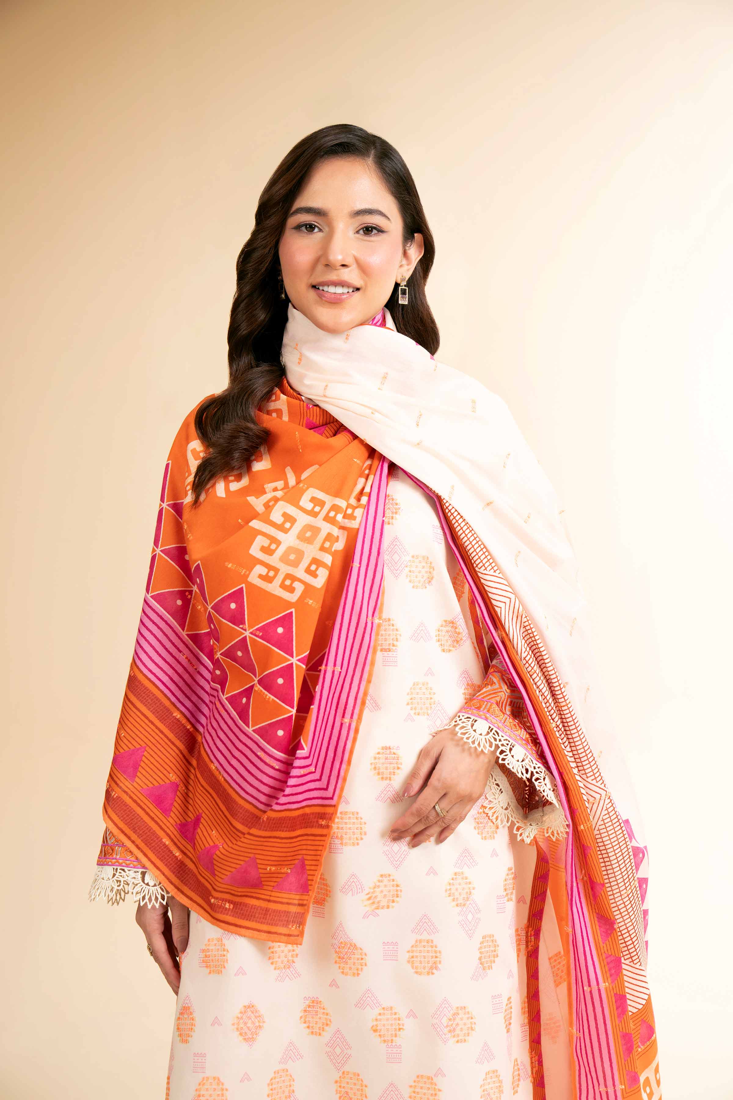 3 Piece - Digital Printed Embroidered Suit - 42501637 - Image 4