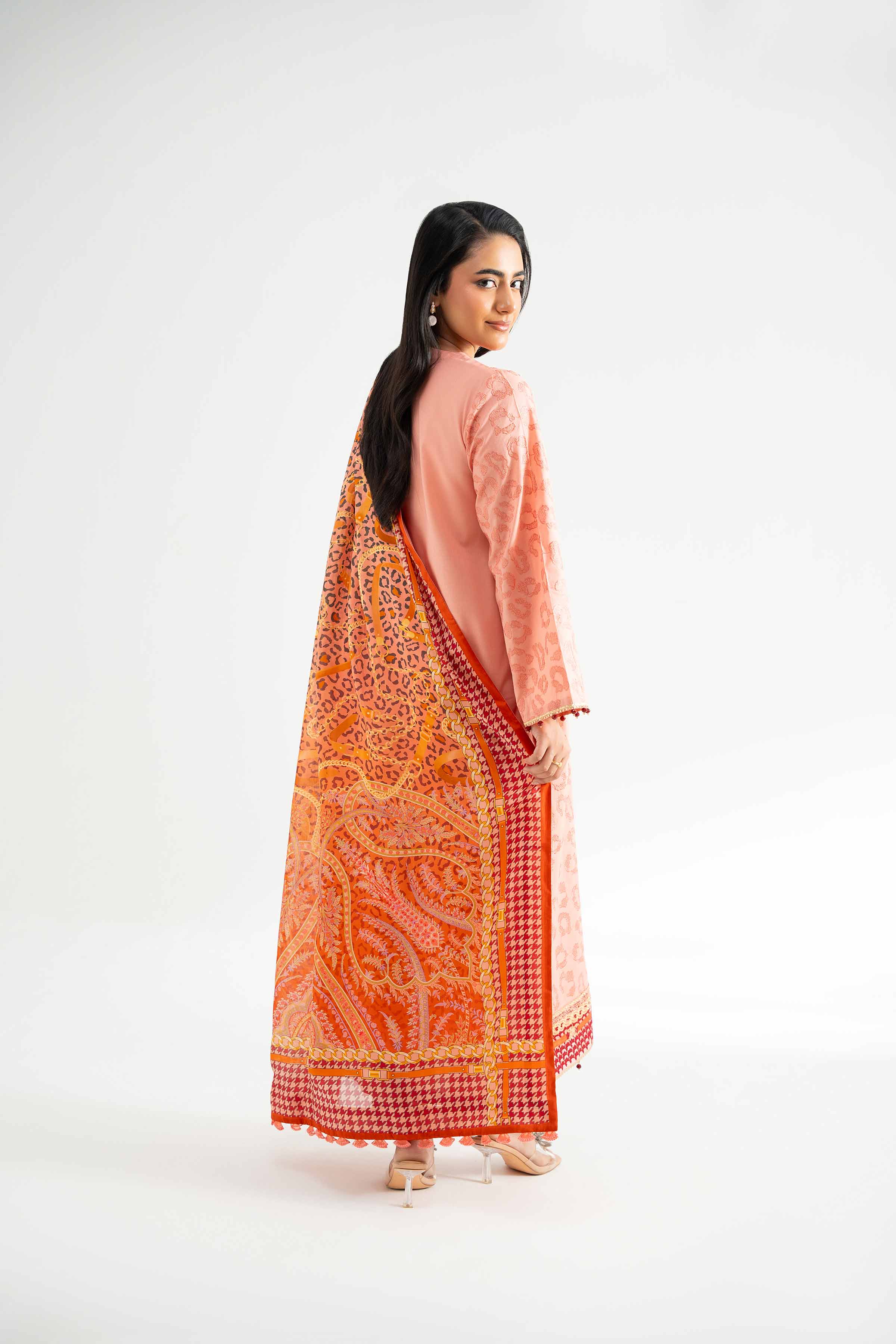 3 Piece - Digital Printed Embroidered Suit - 42501718 - Image 3