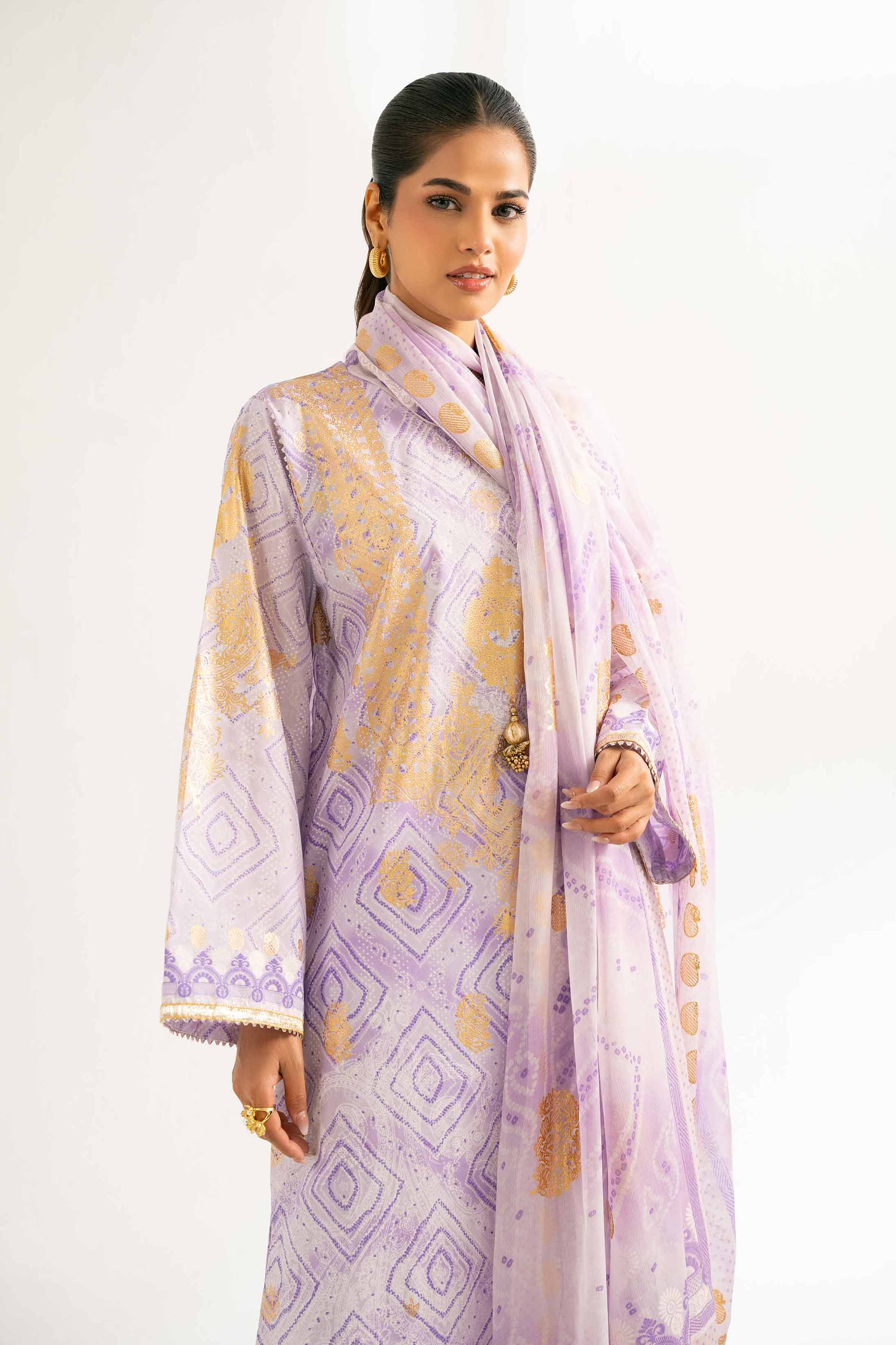 3 Piece - Foil Printed Suit - 42501905 - Image 2