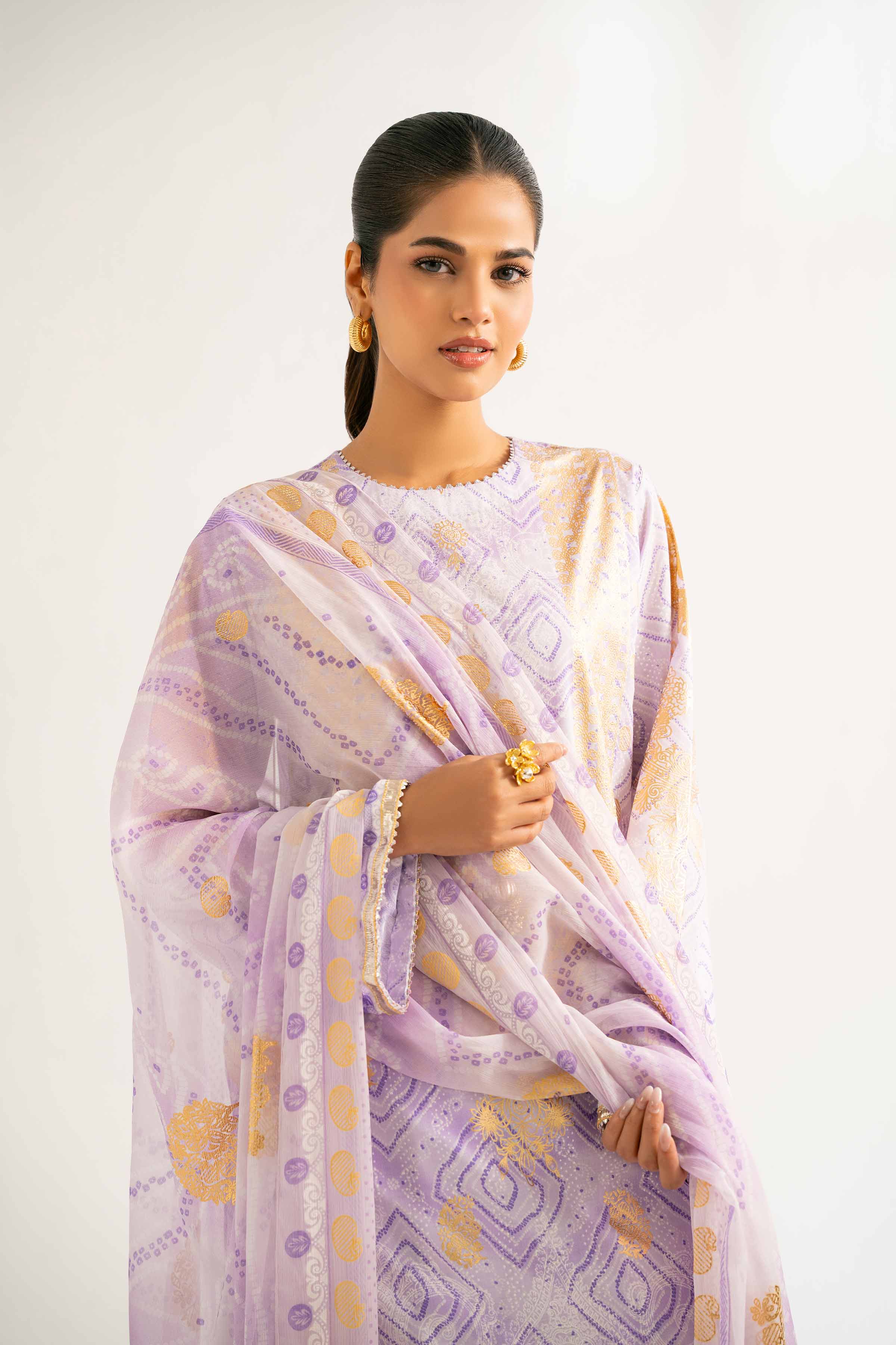 3 Piece - Foil Printed Suit - 42501905 - Image 5
