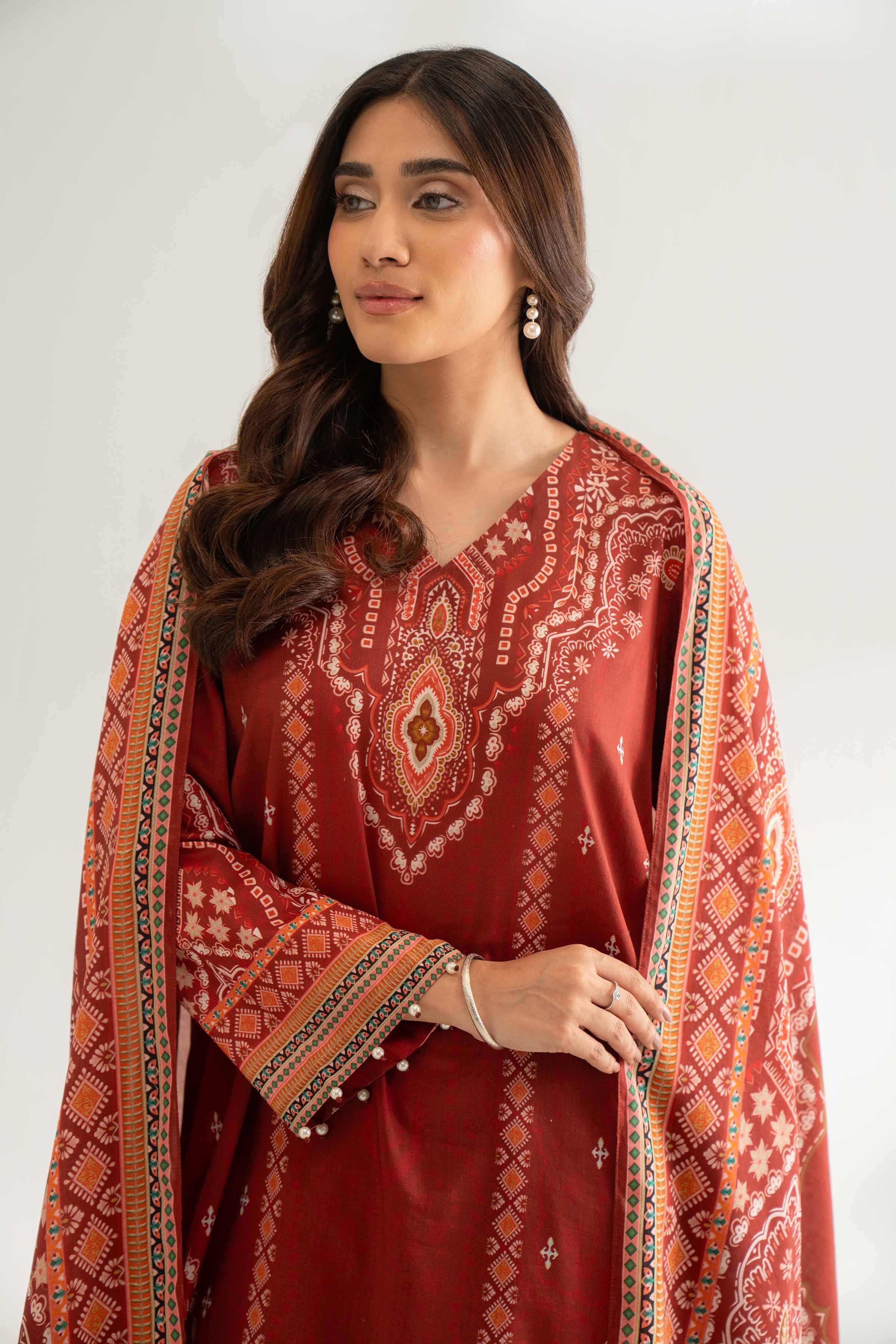 3 Piece - Digital Printed Suit - 42501936