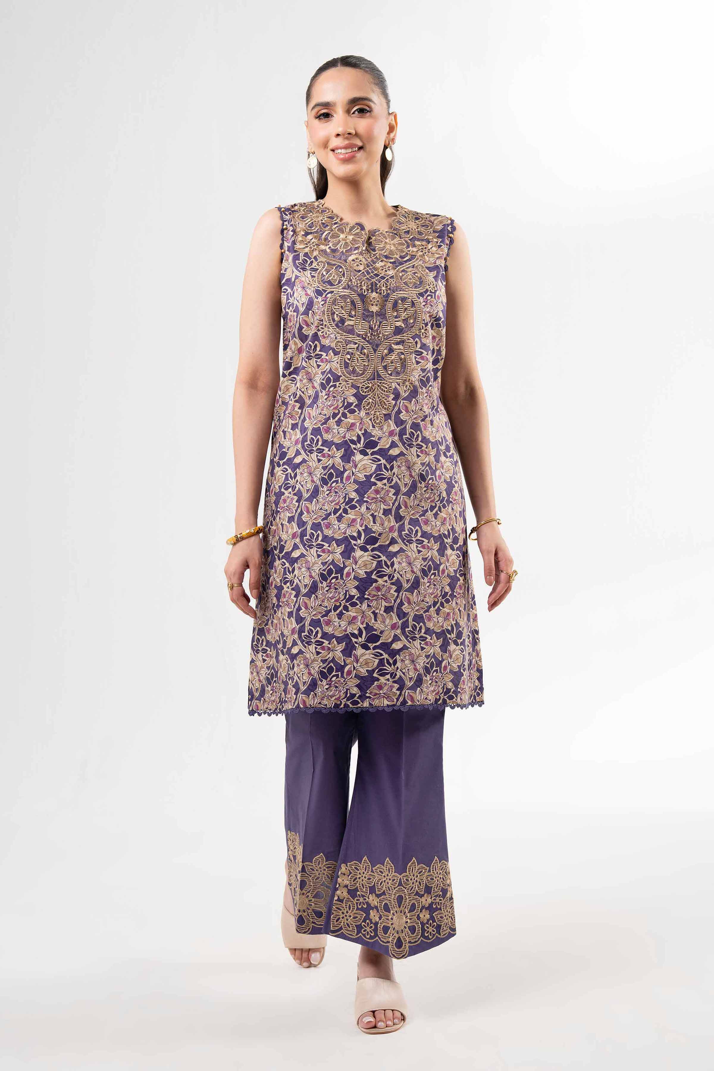 2 Piece - Printed Embroidered Suit - 42502069 - Image 2