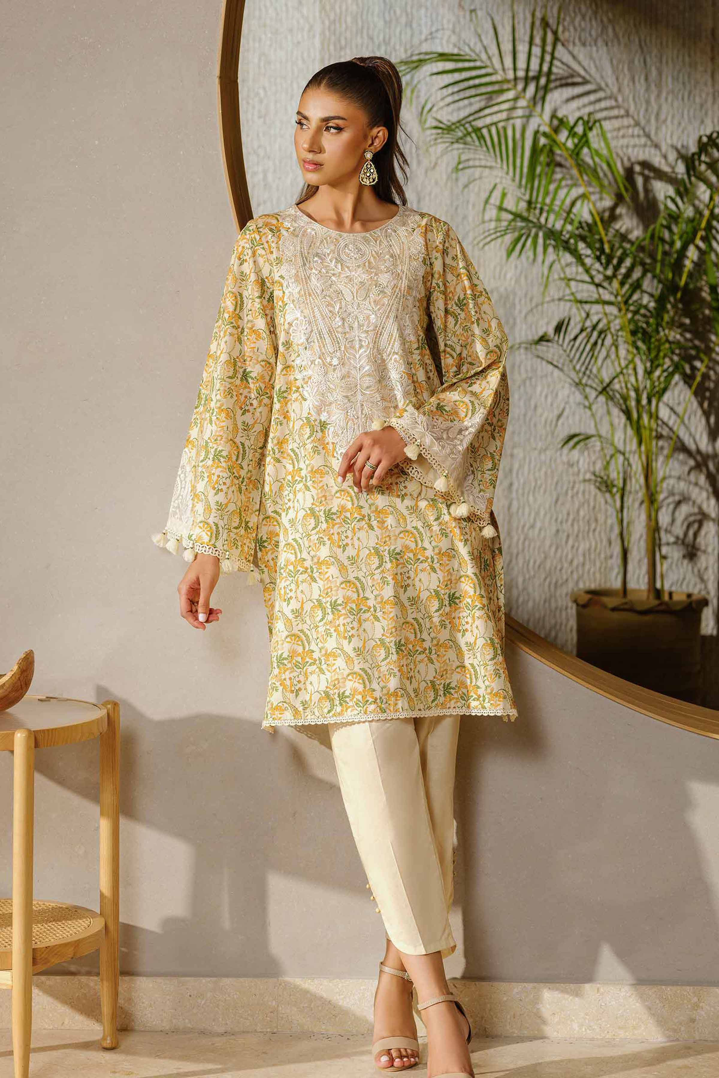 2 Piece - Printed Embroidered Suit - 42502070 - Image 2