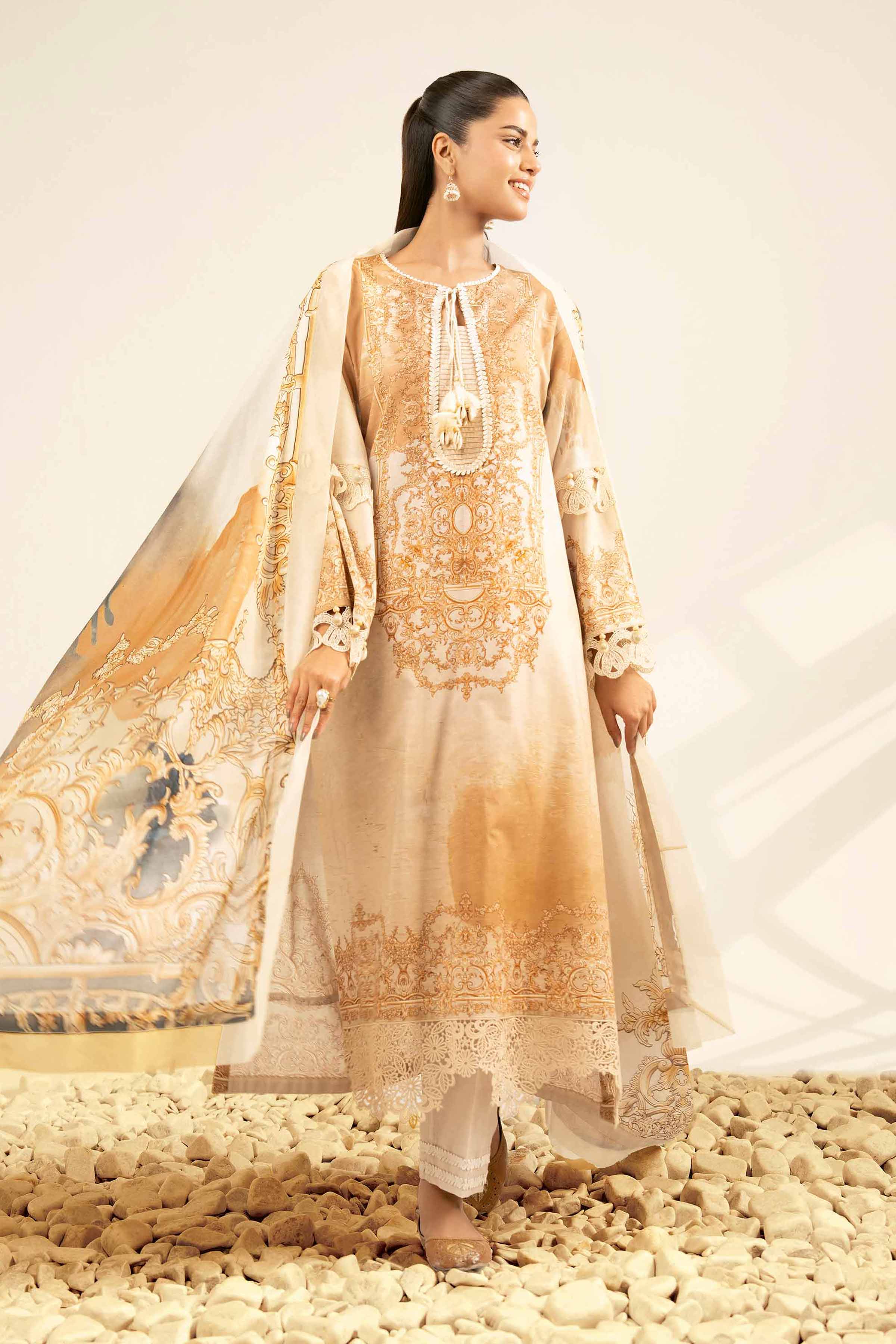 3 Piece - Digital Printed Suit - 42502090