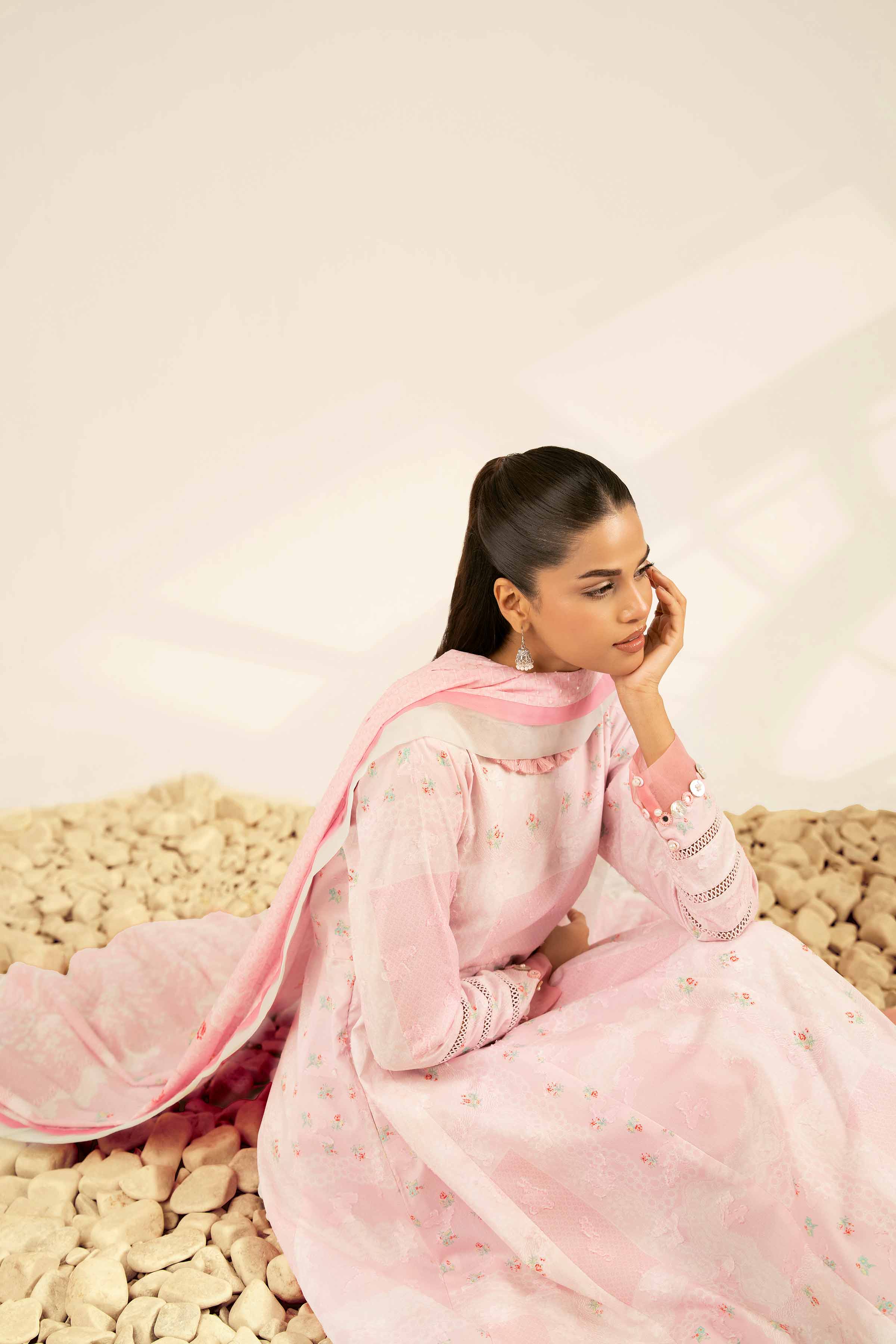 3 Piece - Digital Printed Jacquard Suit - 42502116 - Image 4