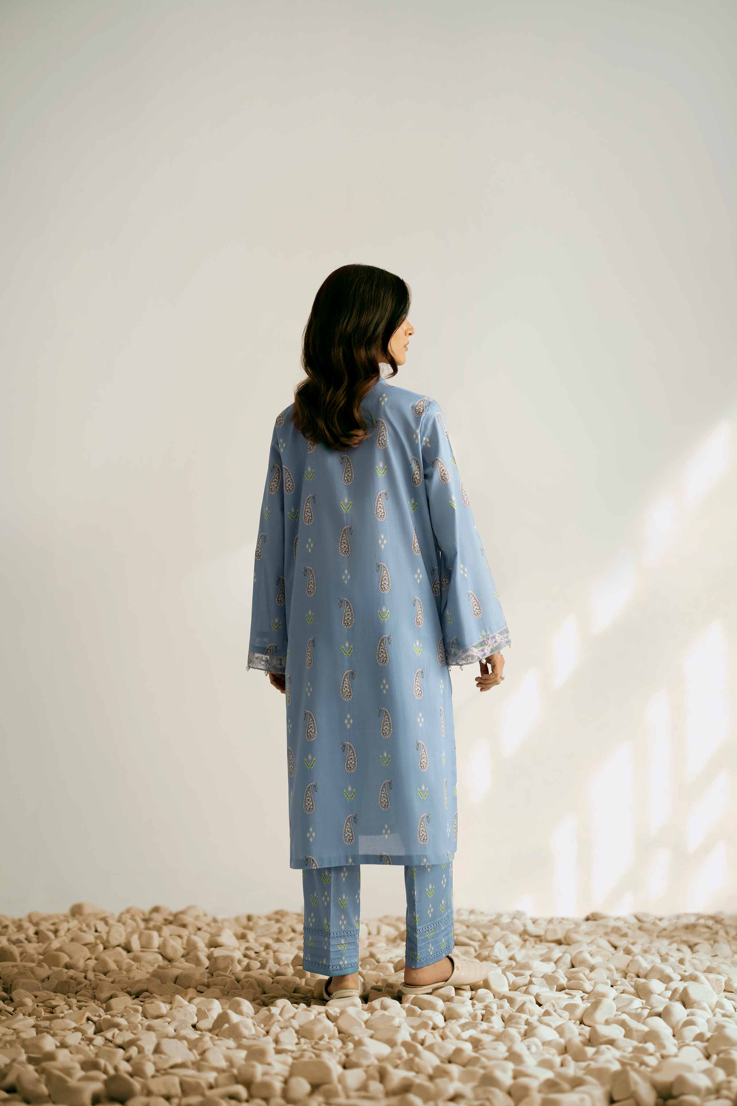 2 Piece - Printed Embroidered Suit - 42502358 - Image 3