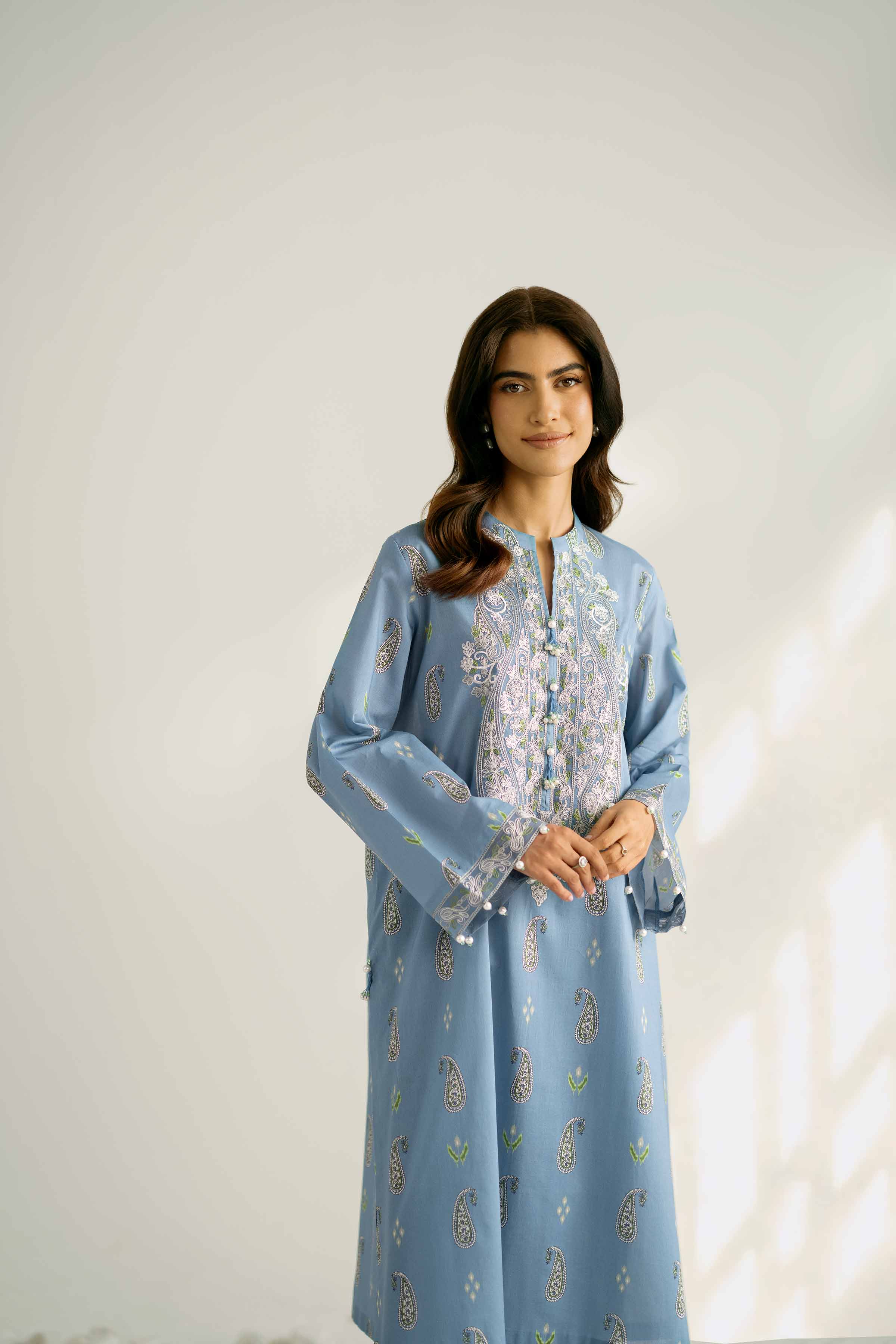 2 Piece - Printed Embroidered Suit - 42502358 - Image 5