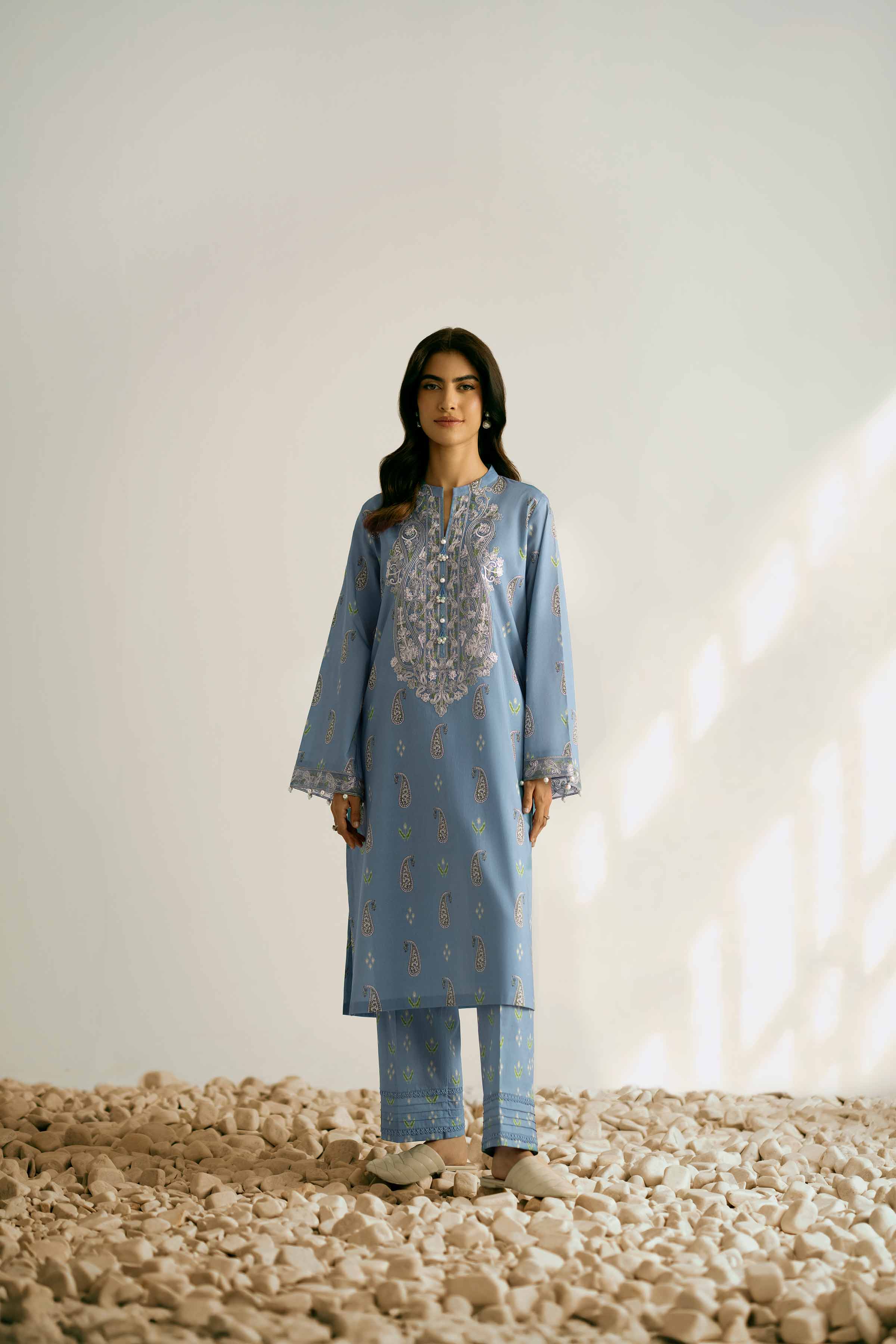 2 Piece - Printed Embroidered Suit - 42502358 - Image 6