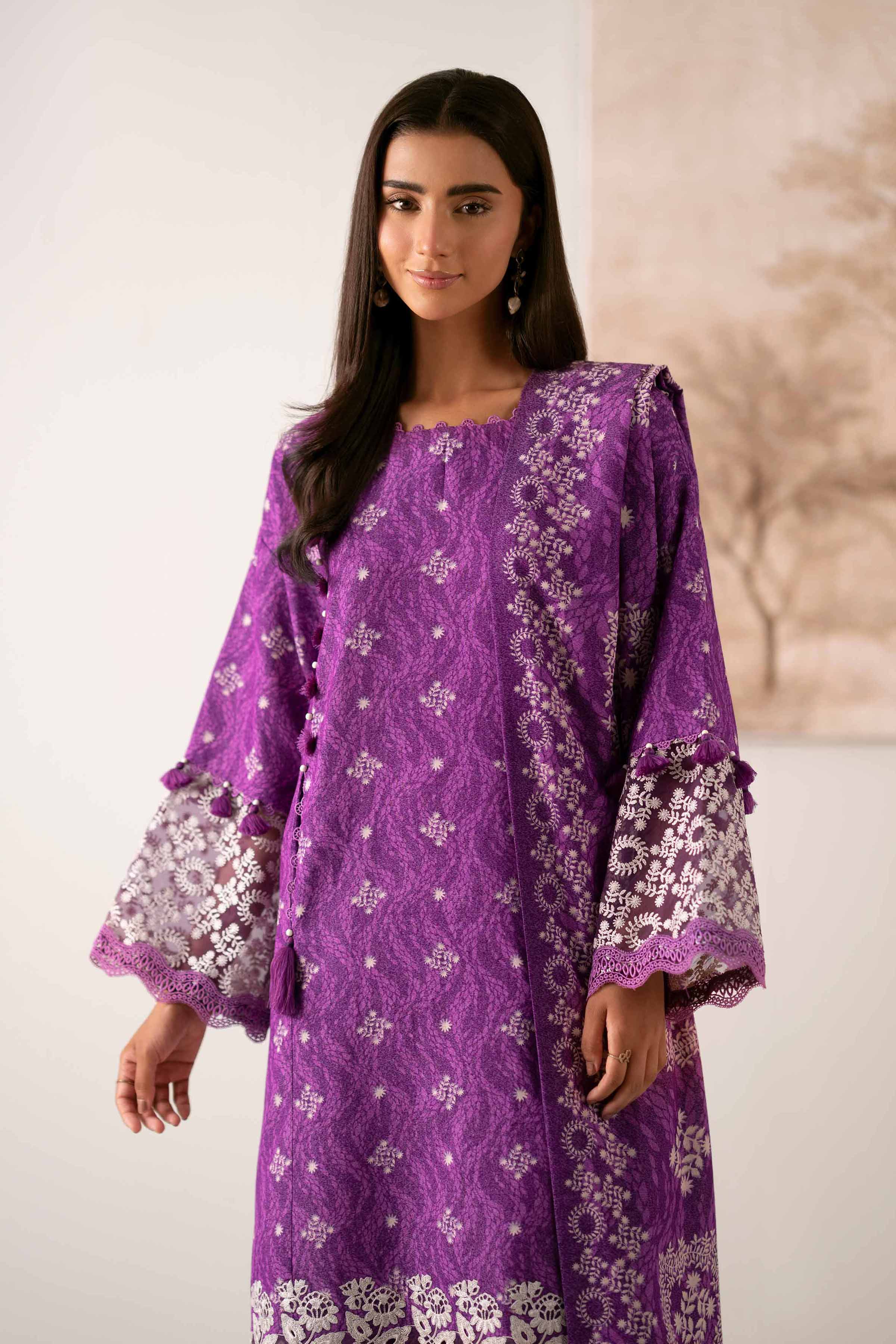 3 Piece - Printed Embroidered Suit - 42502461 - Image 2