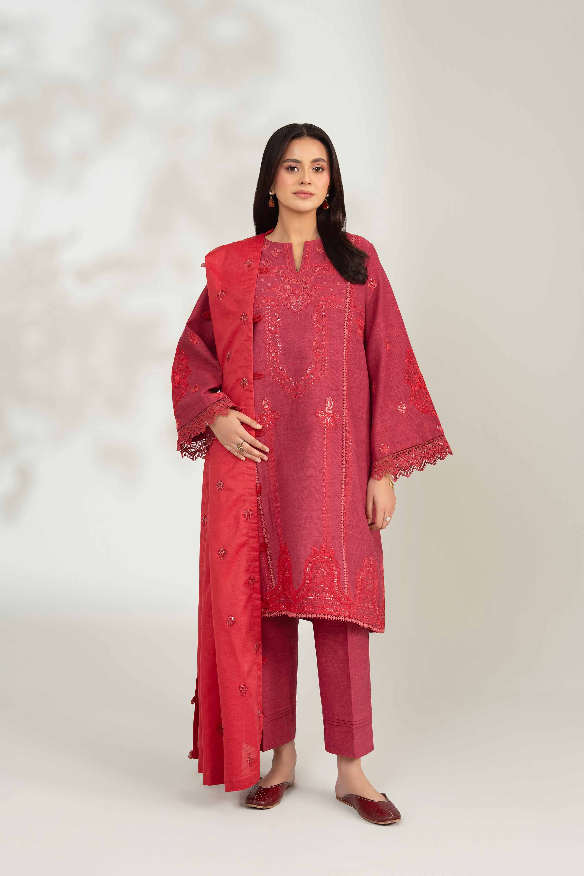 3 Piece - Embroidered Suit - 42502531 - Image 5