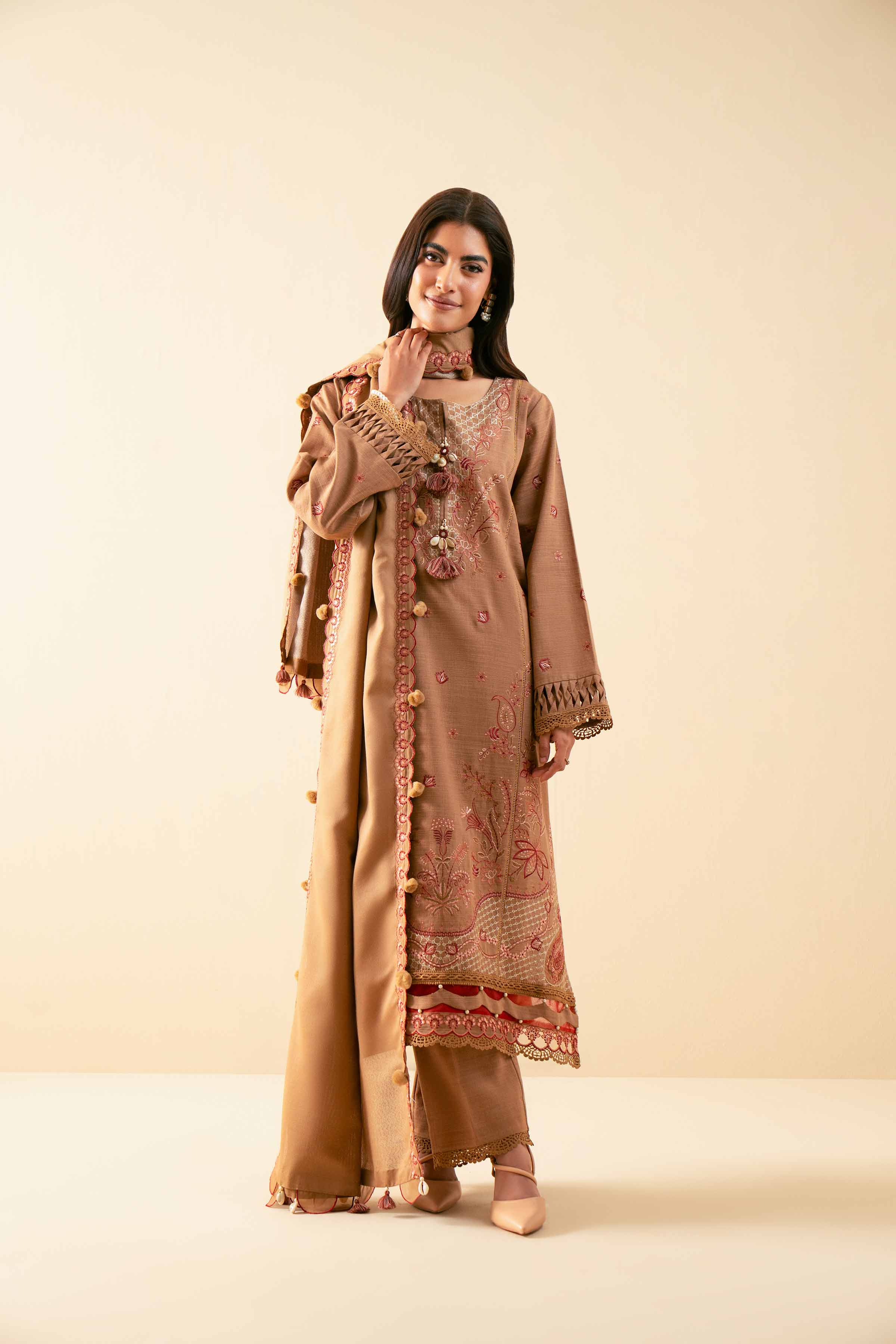3 Piece - Embroidered Suit - 42502564 - Image 5