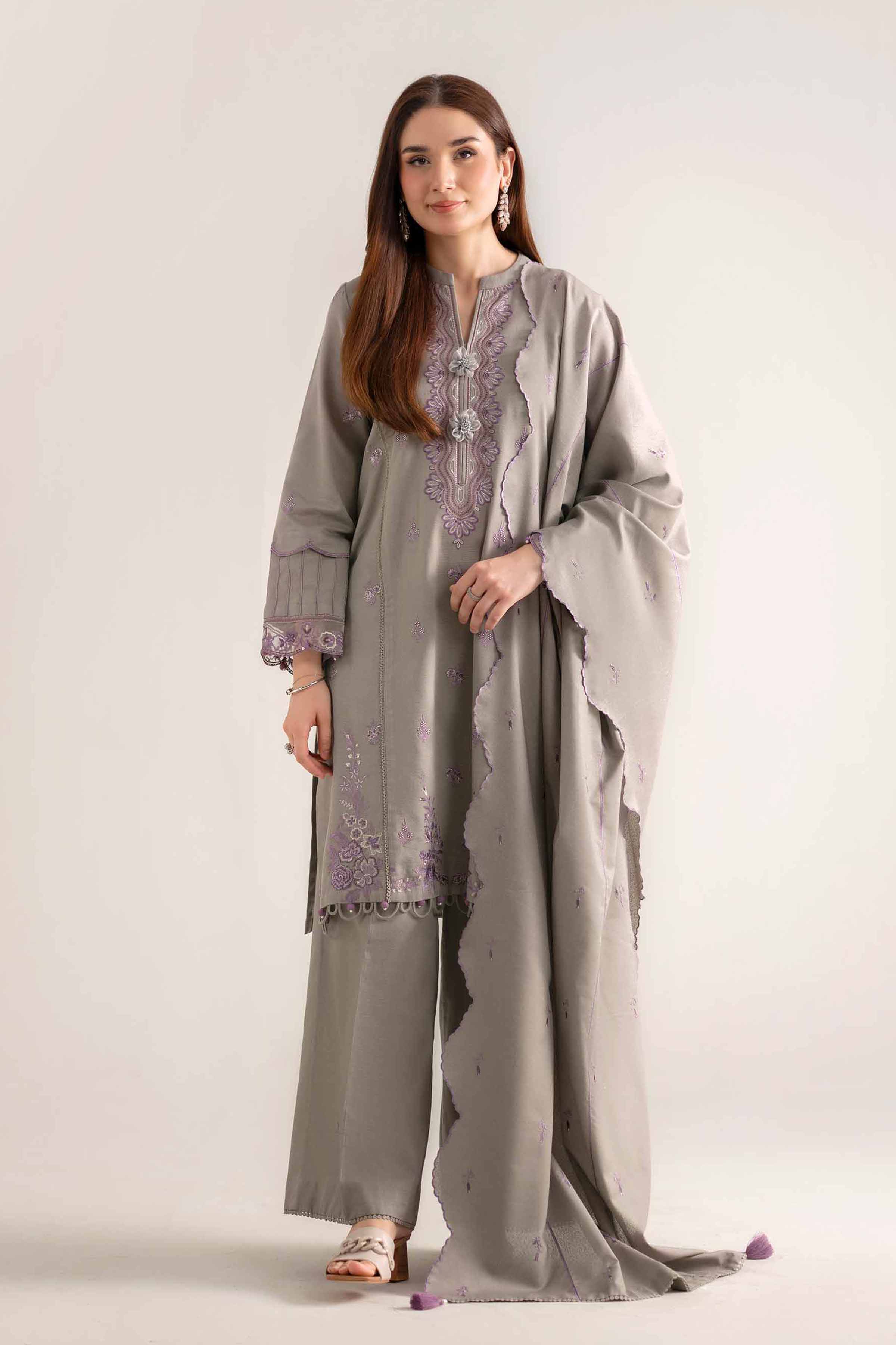 3 Piece - Embroidered Suit - 42502567 - Image 2