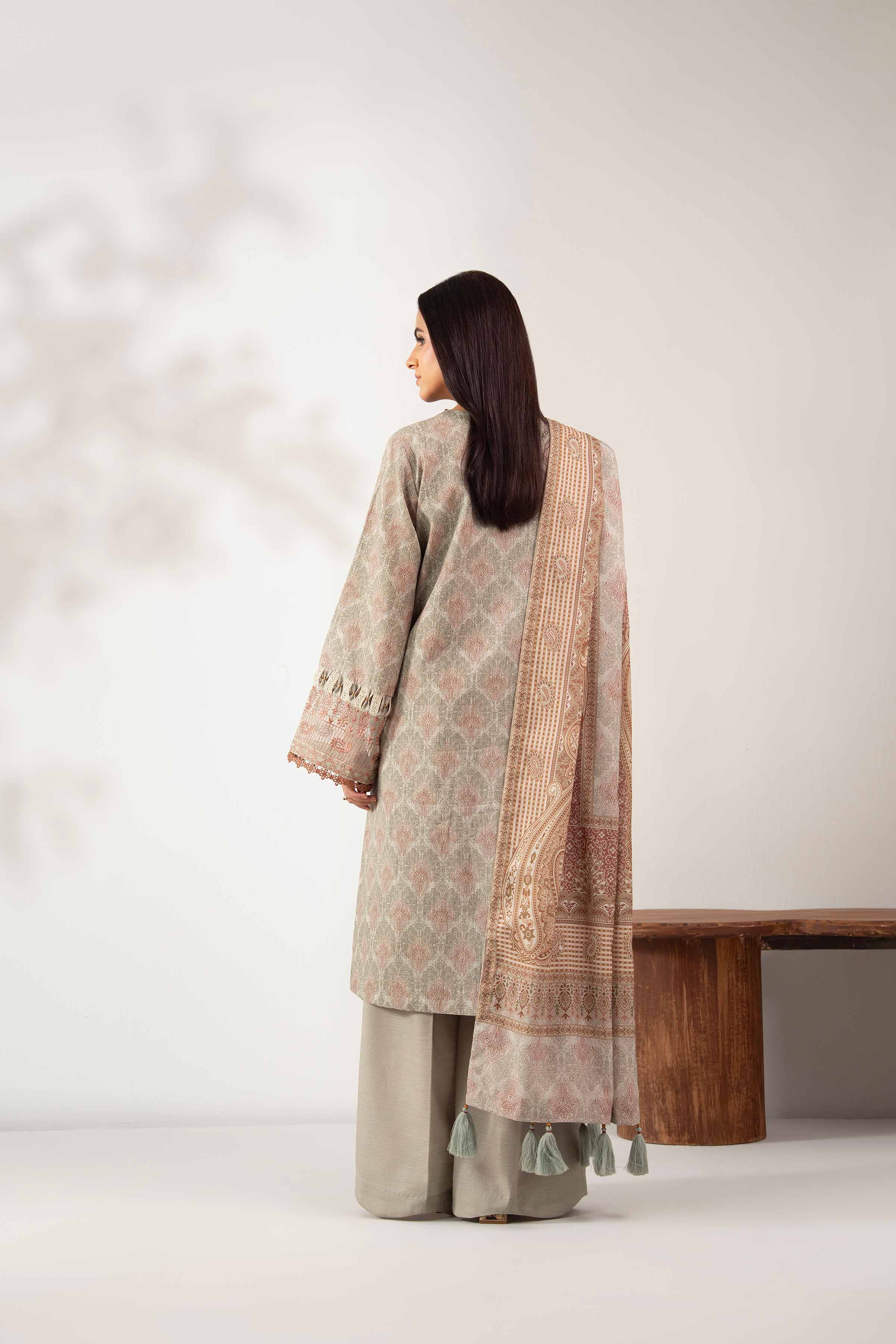 3 Piece - Digital Printed Embroidered Suit - 42502574 - Image 3