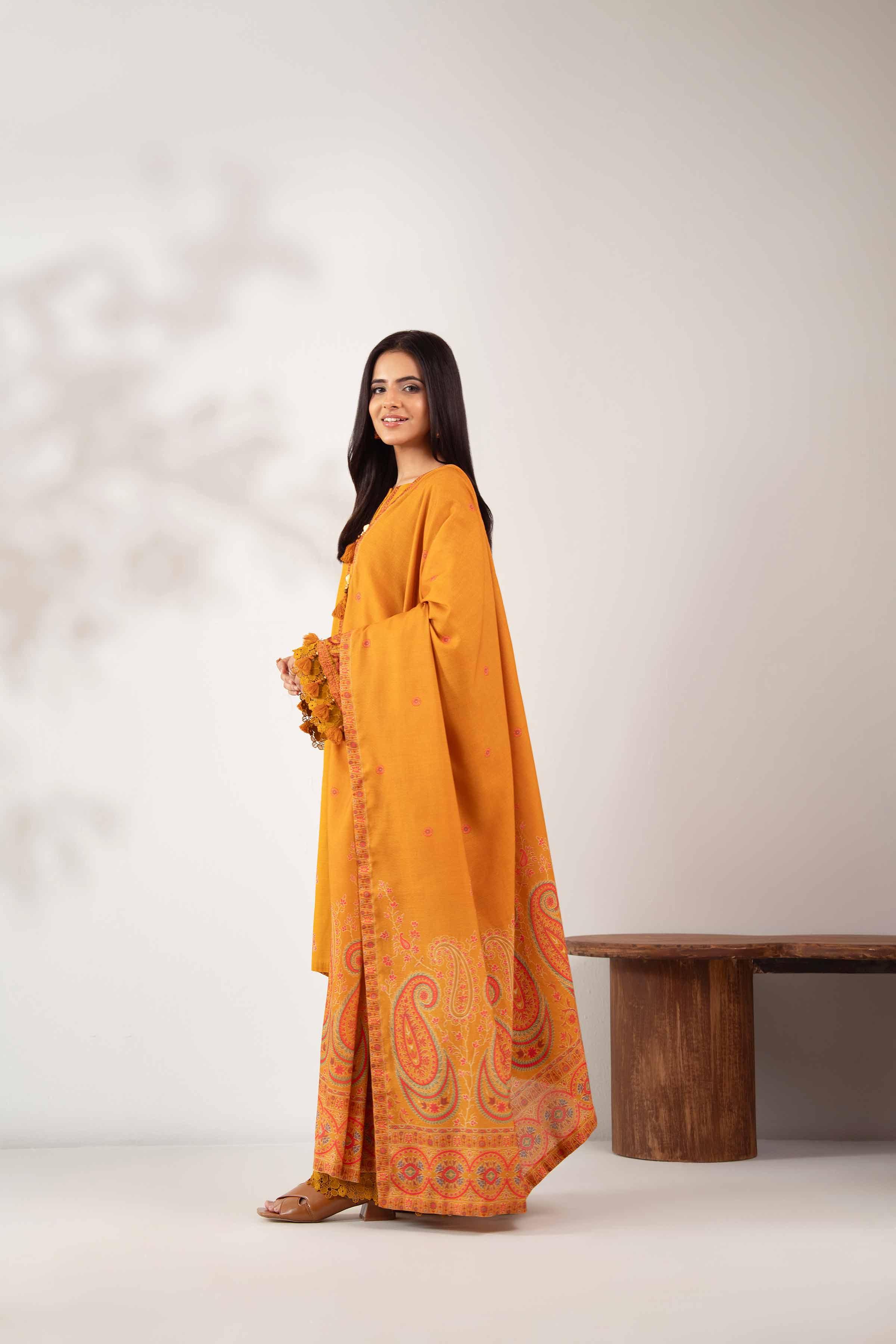 3 Piece - Digital Printed Embroidered Suit - 42502576 - Image 5