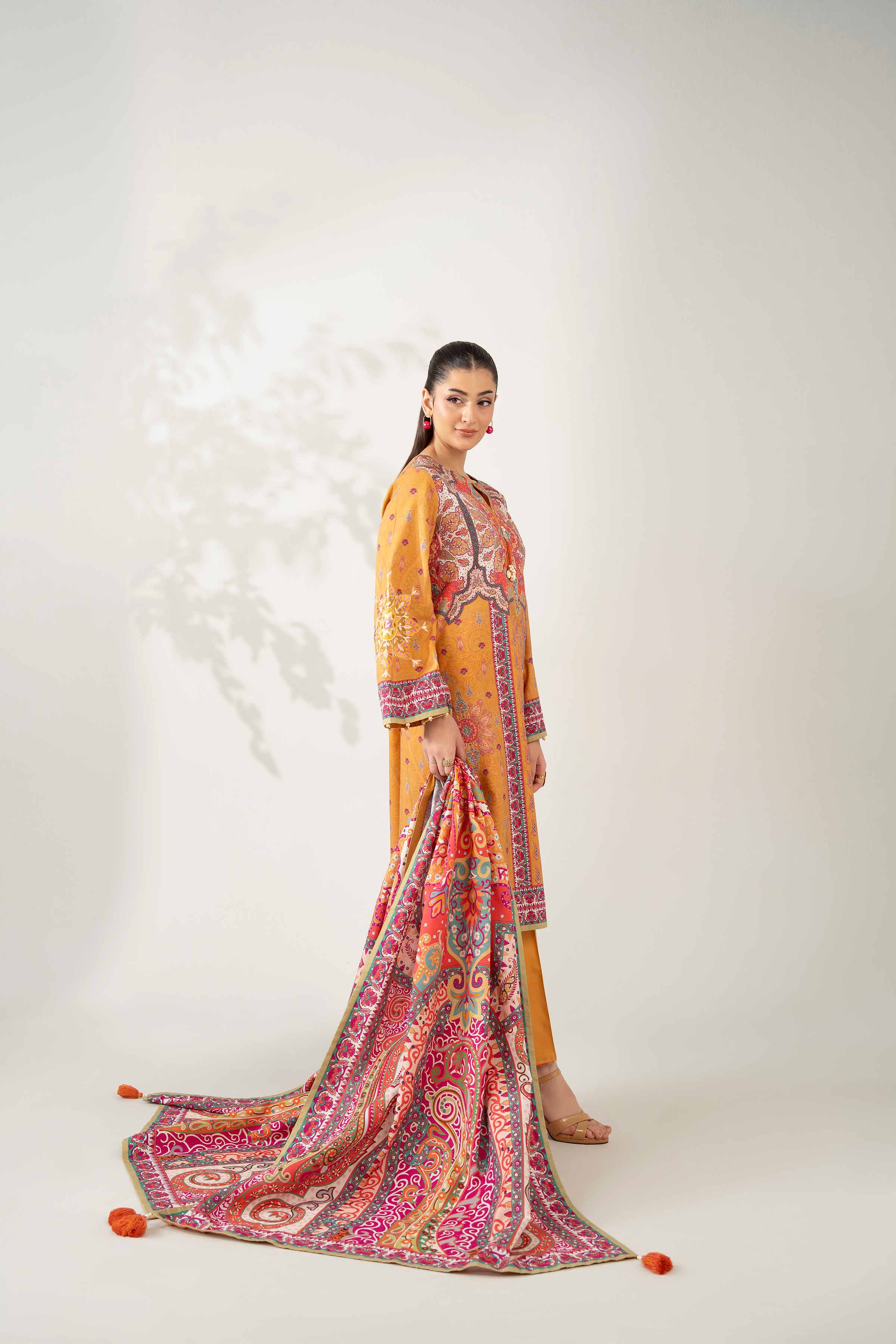 3 Piece - Digital Printed Embroidered Suit - 42502643 - Image 5