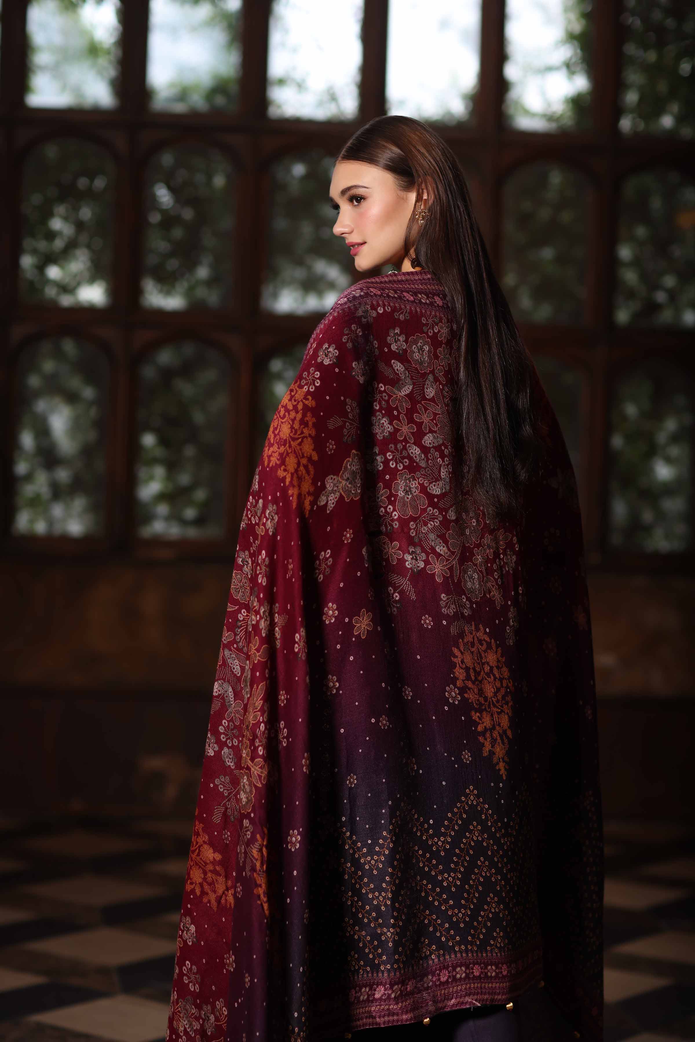 3 Piece - Digital Printed Embroidered Suit - 42502698 - Image 5