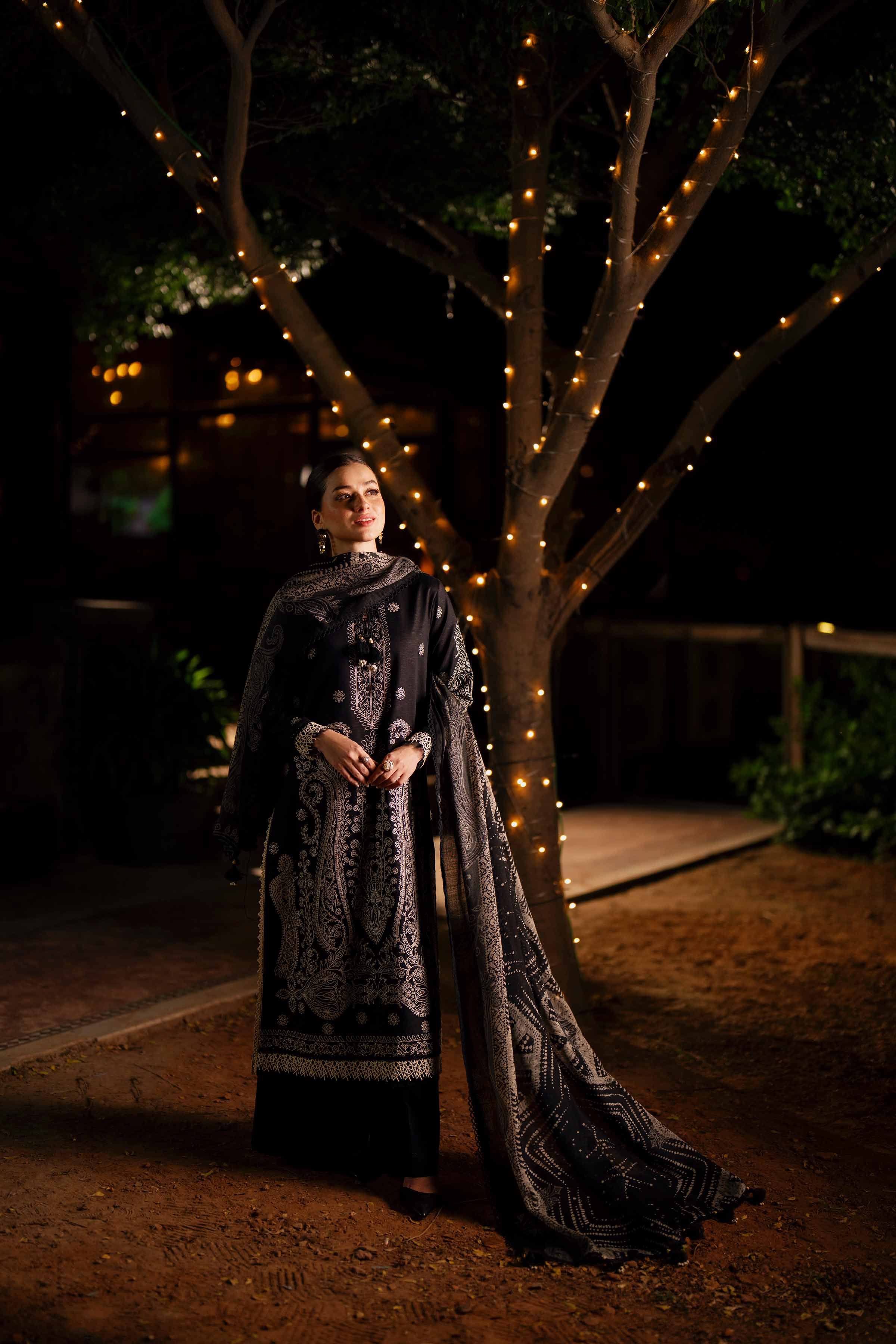 3 Piece - Digital Printed Embroidered Suit - 42502701 - Image 3