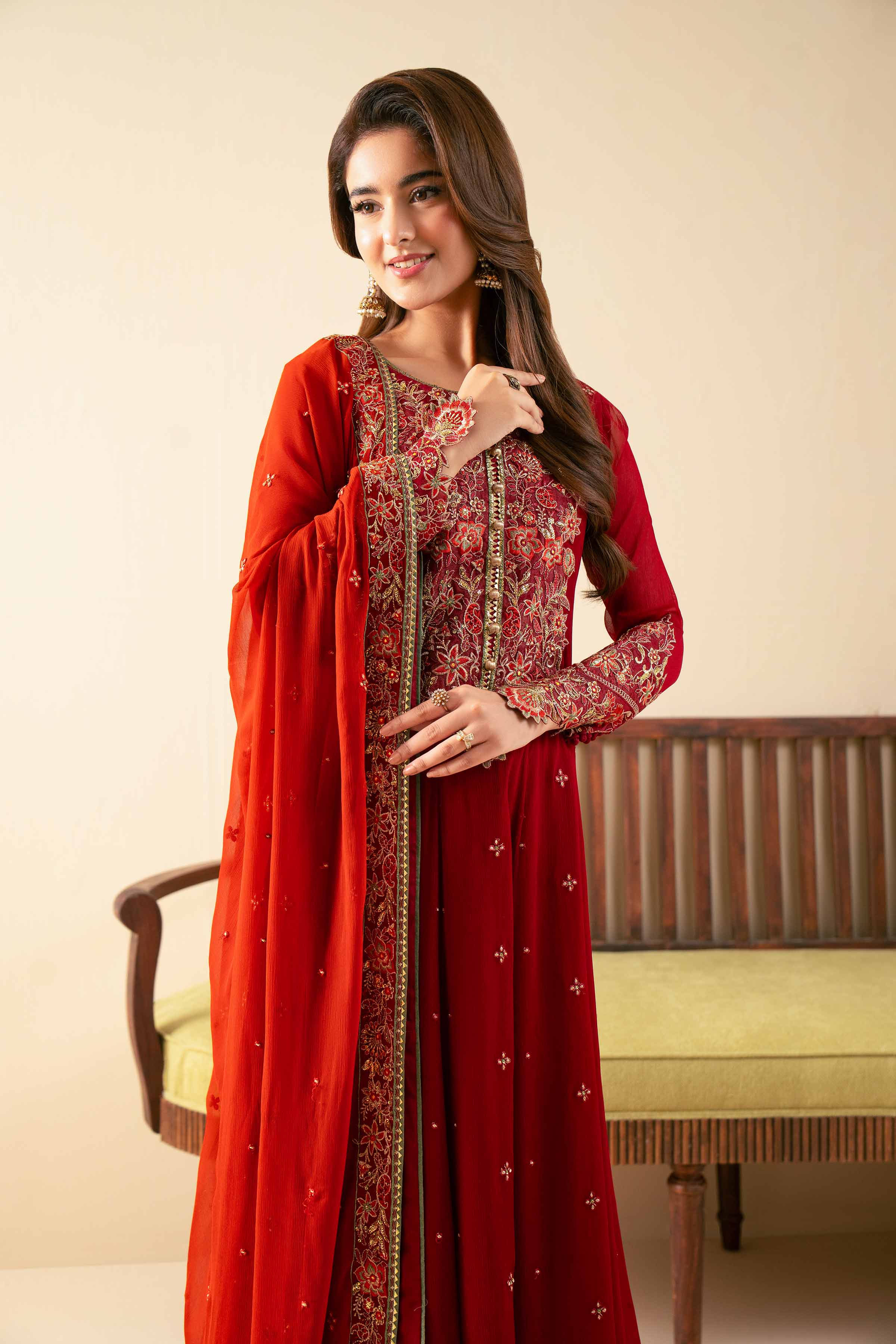 3 Piece - Embroidered Suit - 42502776 - Image 4