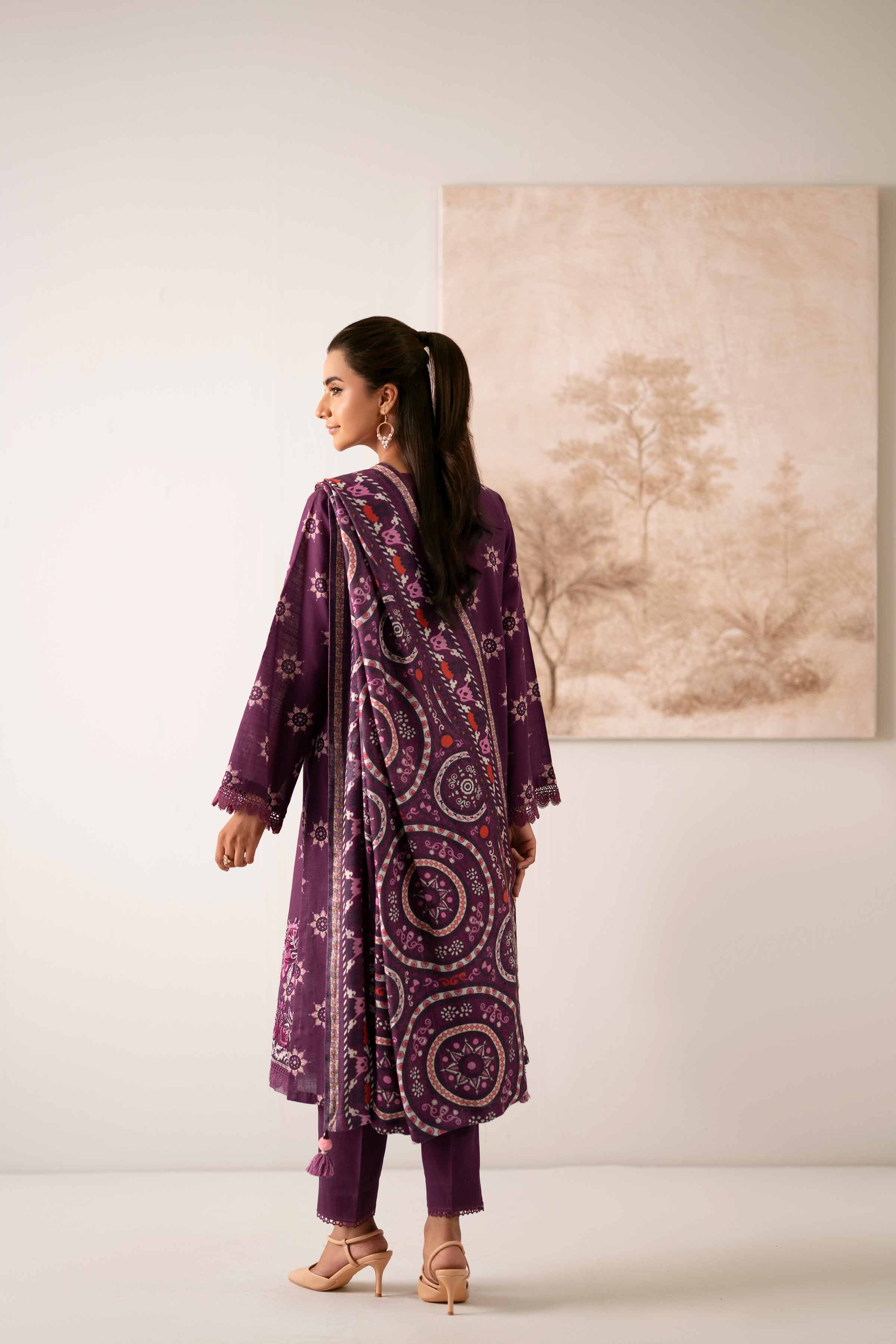 3 Piece - Printed Embroidered Suit - 42502877 - Image 3